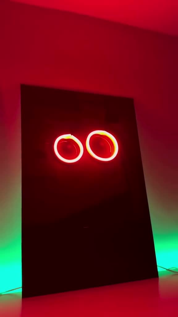 LED Neon Wandbild Mercedes-Motiv – dimmbares Produktbild-Vorschau 2