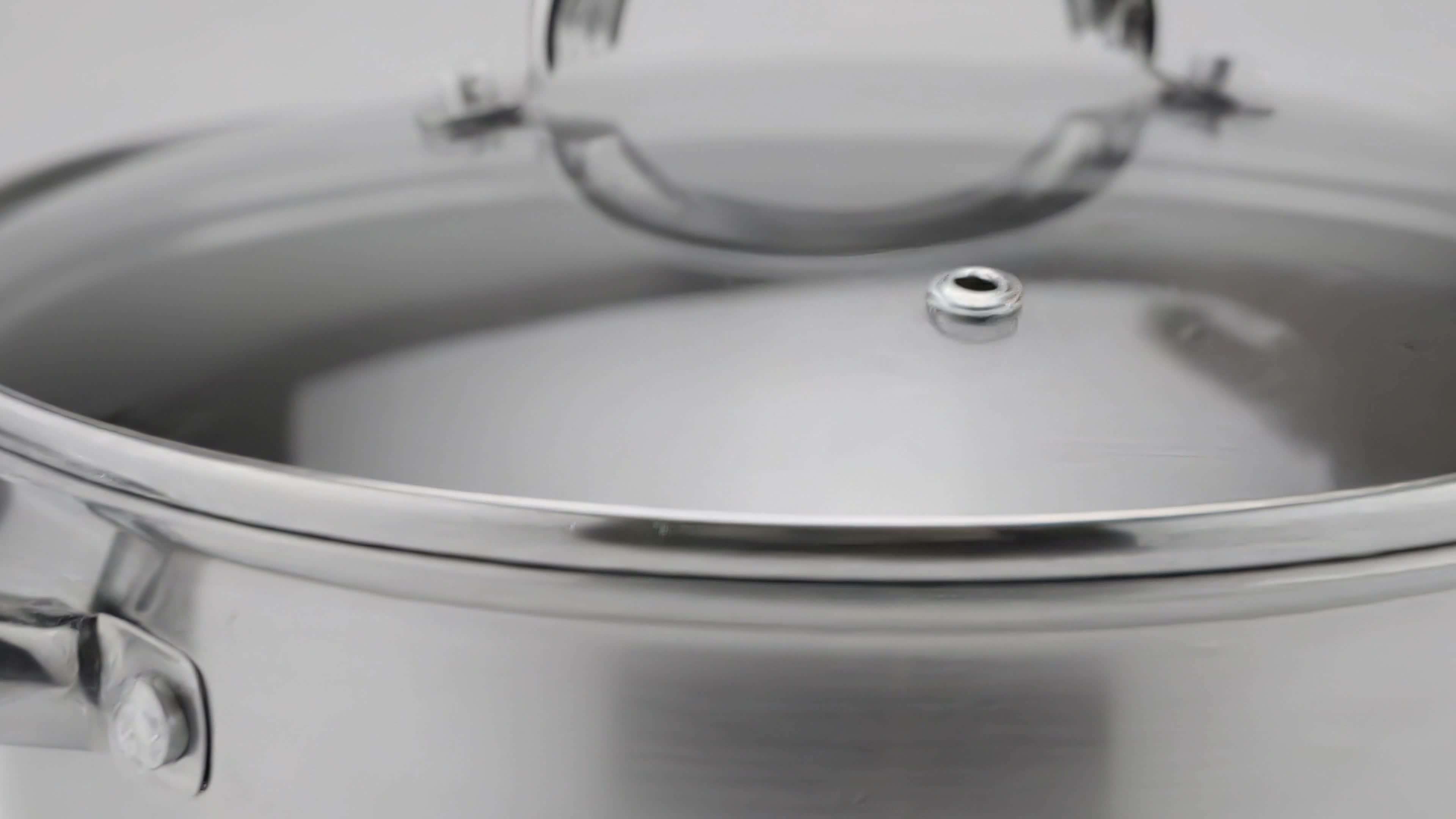 Topfann Kochtopf mit Glasdeckel 4L Edelstahl – Induktion, Produktbild-Vorschau 7