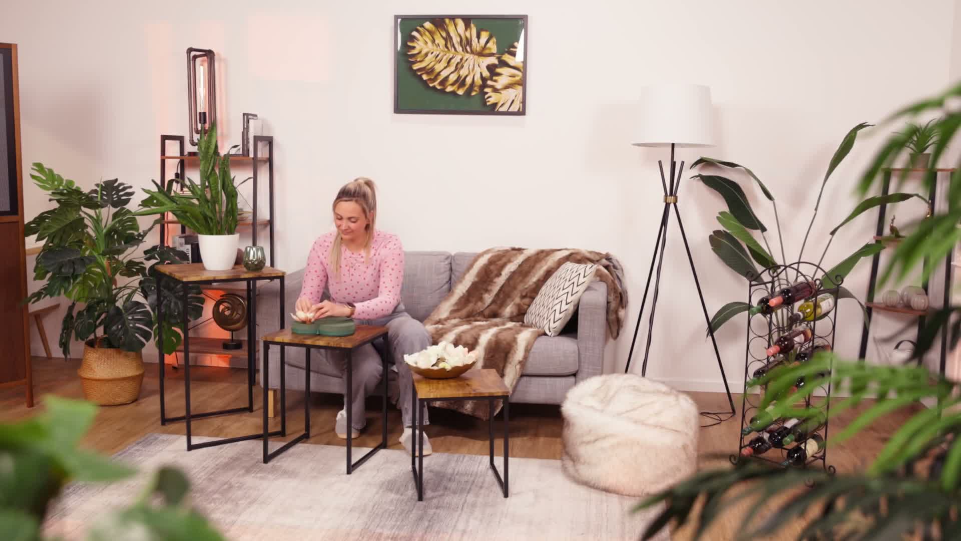Relaxdays Steckschaum für Frischblumen, 2er Set, Herz, HBT: Produktbild-Vorschau 7