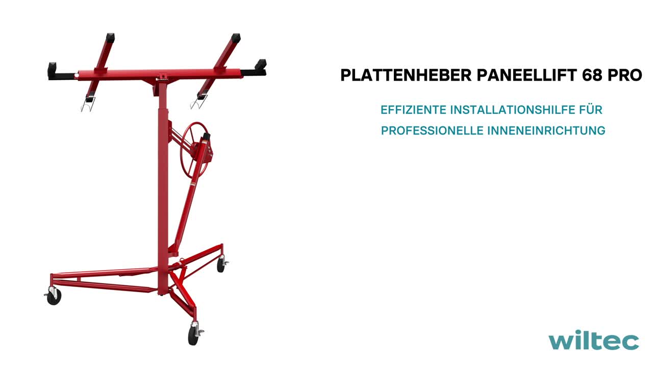 Wiltec XXL Plattenheber bis max. 68 kg, Höhe 140-350 cm, Produktbild-Vorschau 7