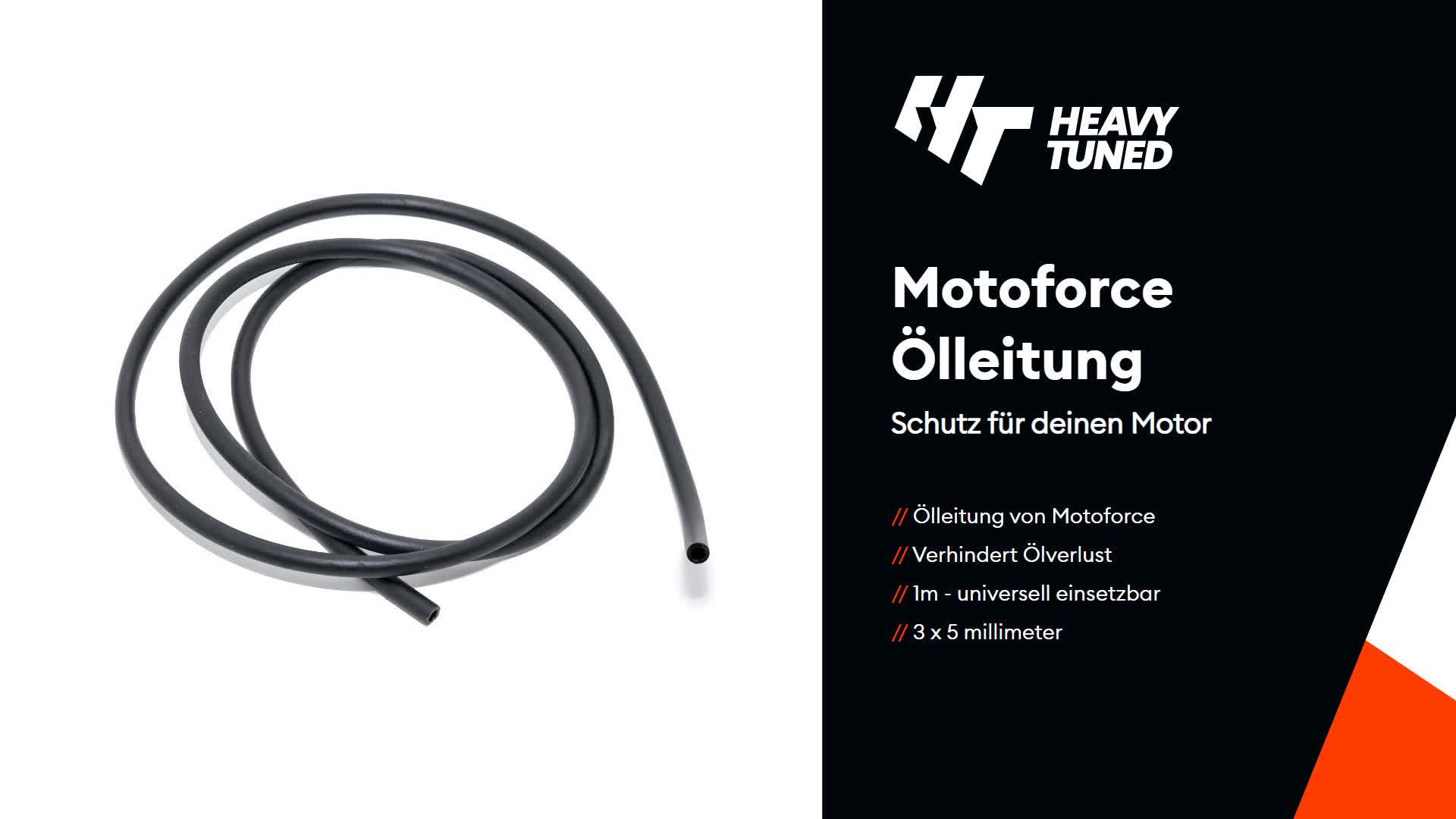 Motoforce Ölleitung 3 x 5mm universal 1m Produktbild-Vorschau 2