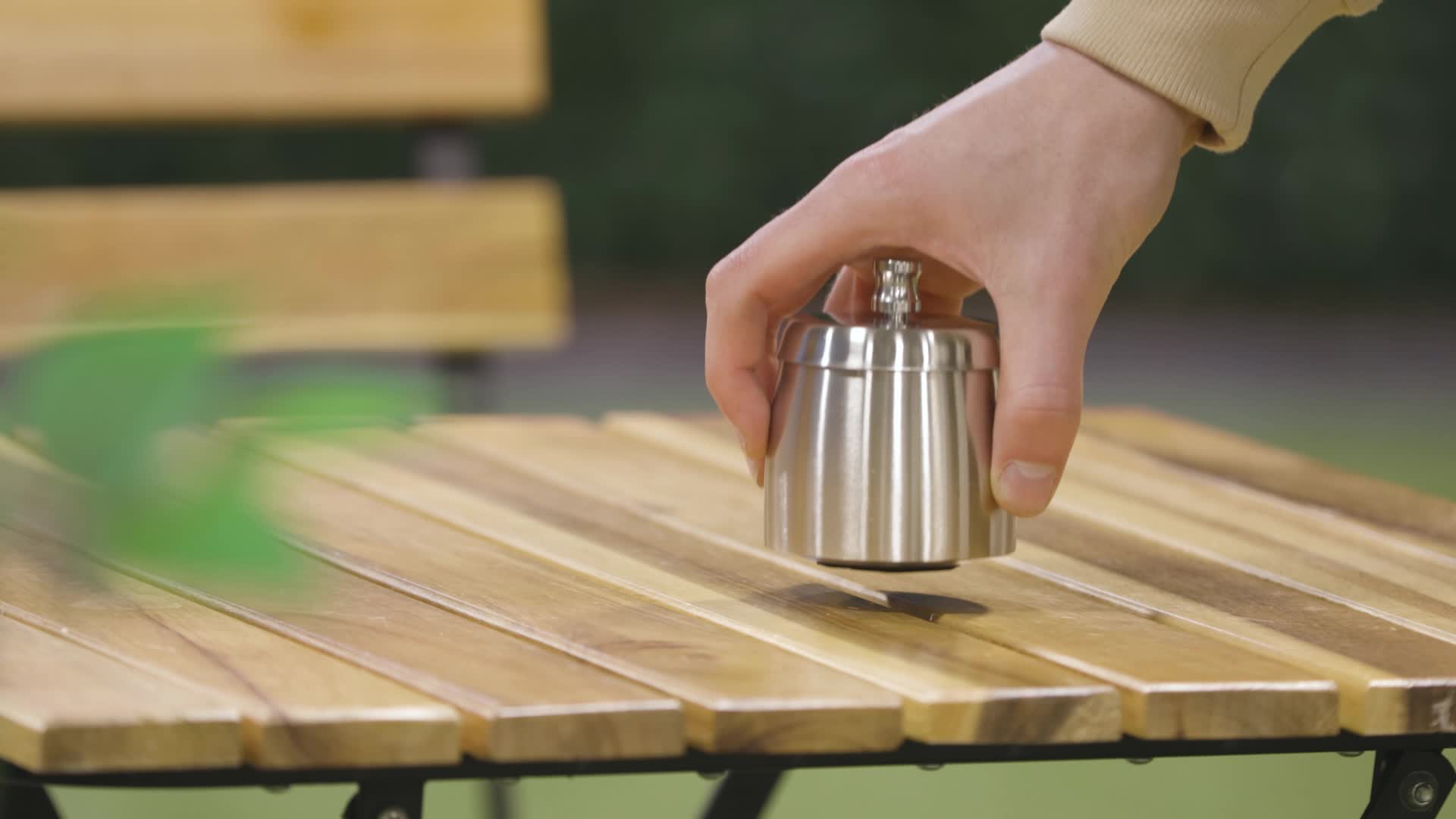 Relaxdays Aschenbecher mit Deckel, draußen & drinnen, HxD Produktbild-Vorschau 7