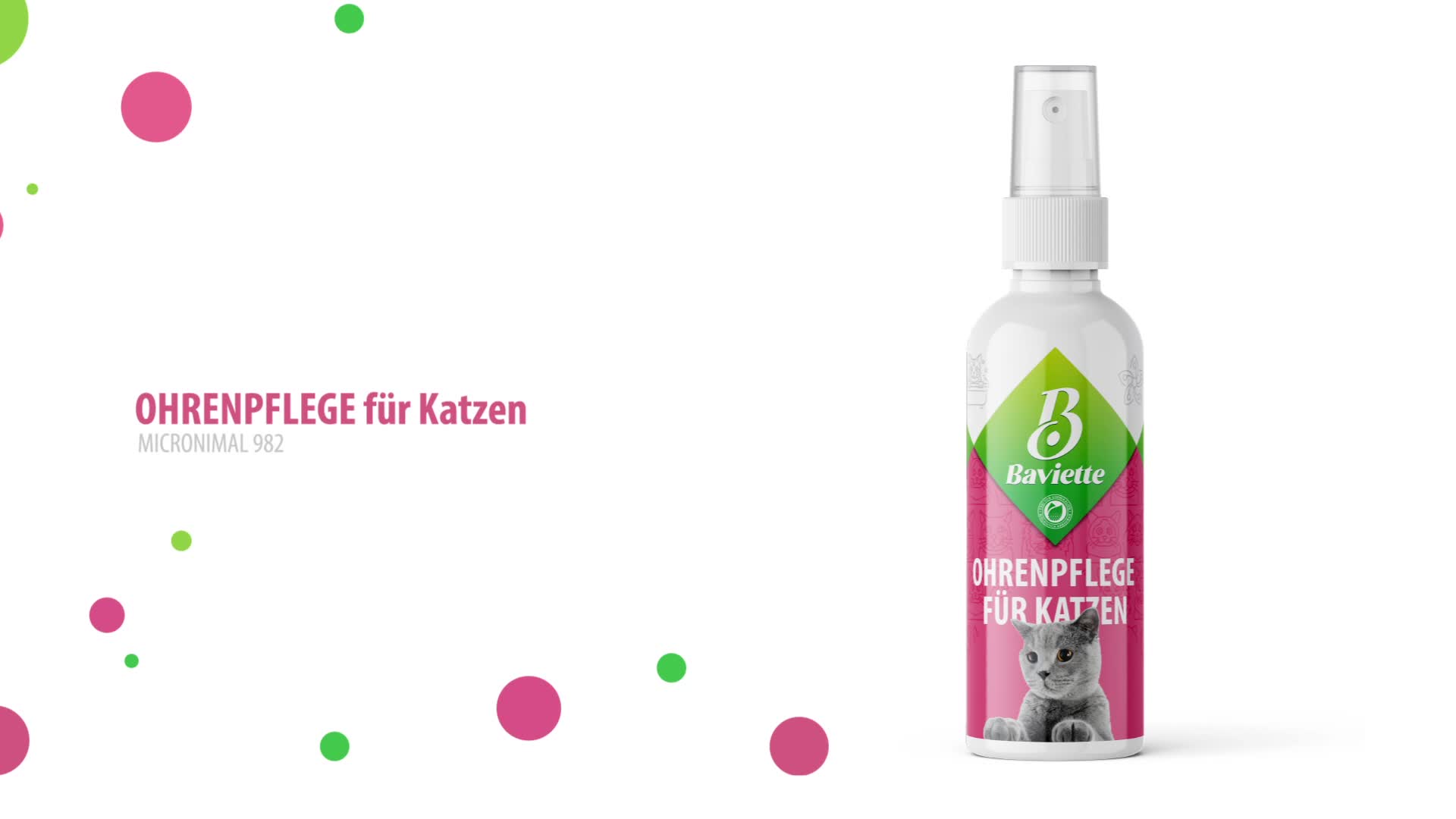 Baviette Geruchloser & natürlicher Ohrenreiniger für Katzen Produktbild-Vorschau 7
