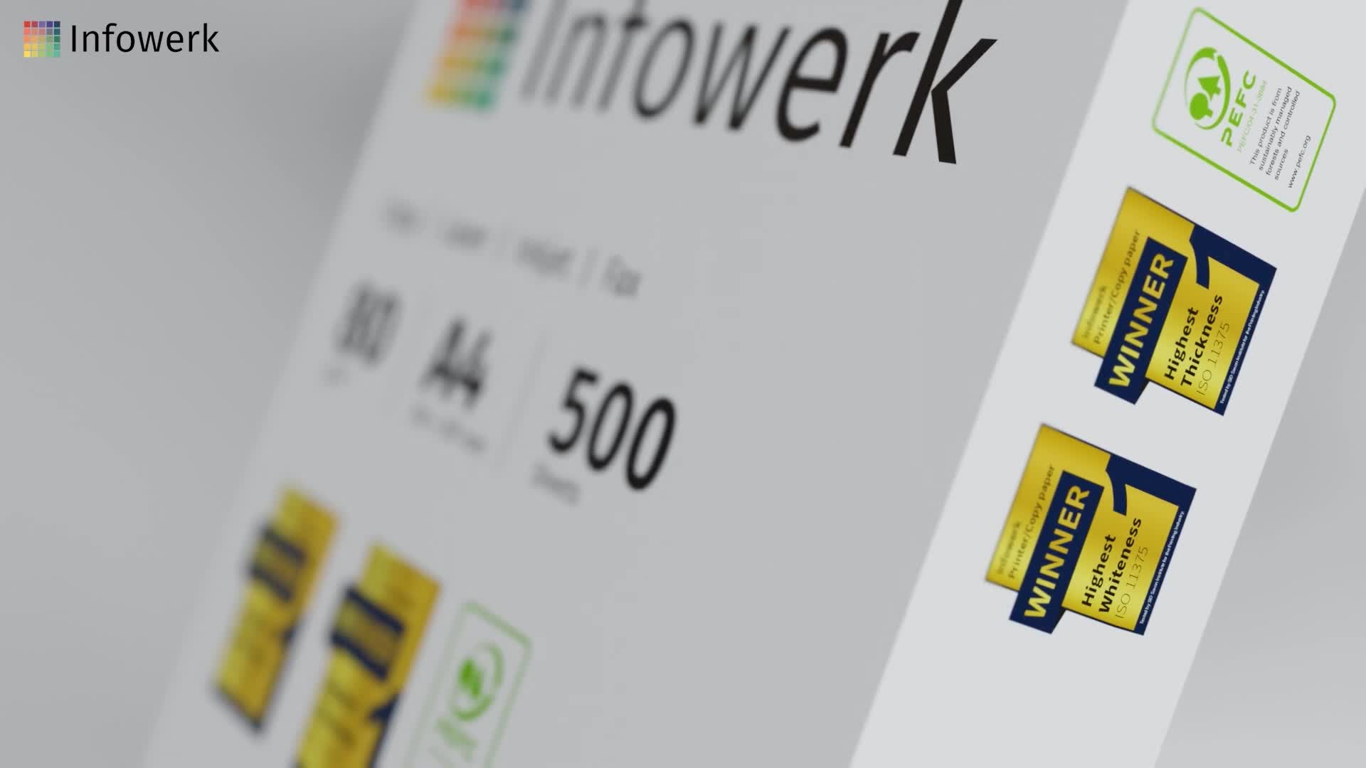 Infowerk Druckerpapier Kopierpapier 2500 Blatt 5 x 500 A4 Produktbild-Vorschau 4
