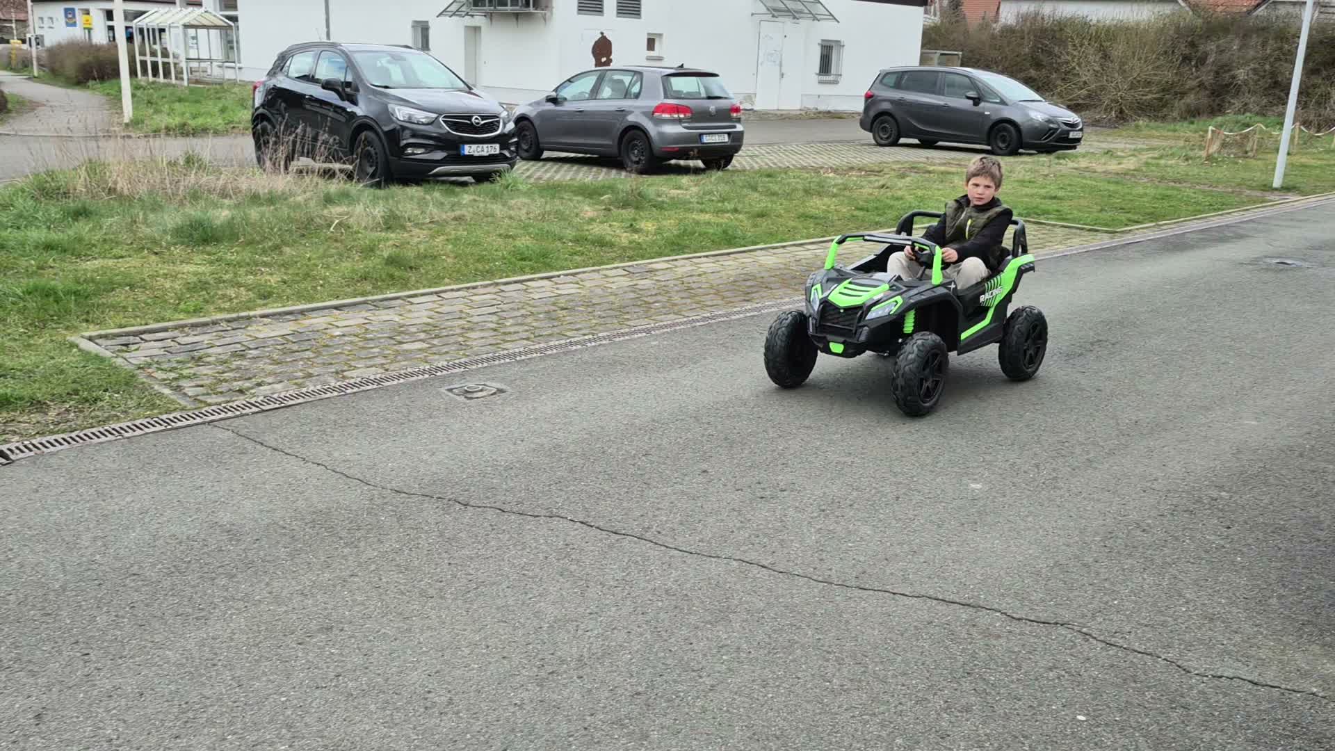 XXL Racing Buggy bis 16 km/h Kinderauto elektrisch Produktbild-Vorschau 7