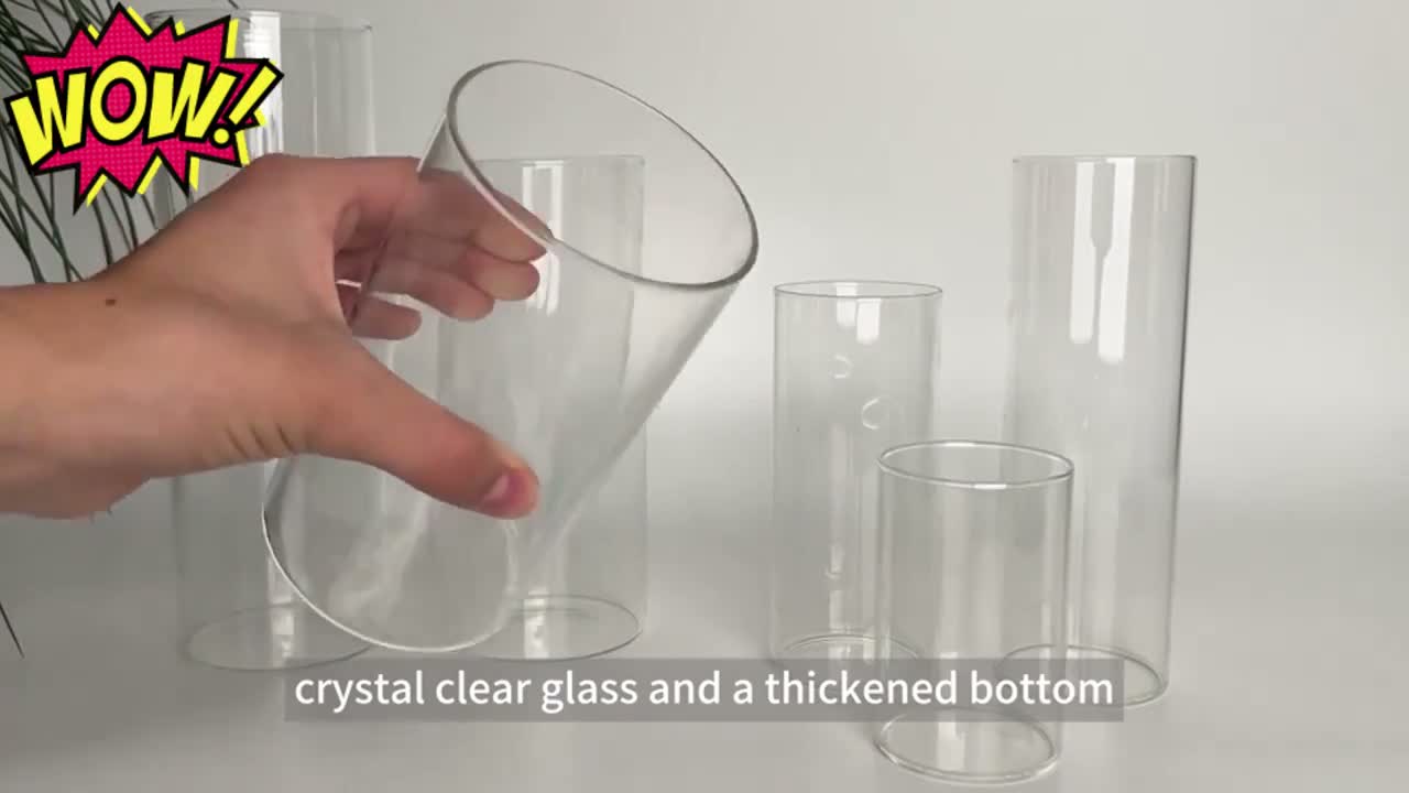 6 Stück Glas Runde Vase, Dekovase, Handgefertigte Produktbild-Vorschau 7