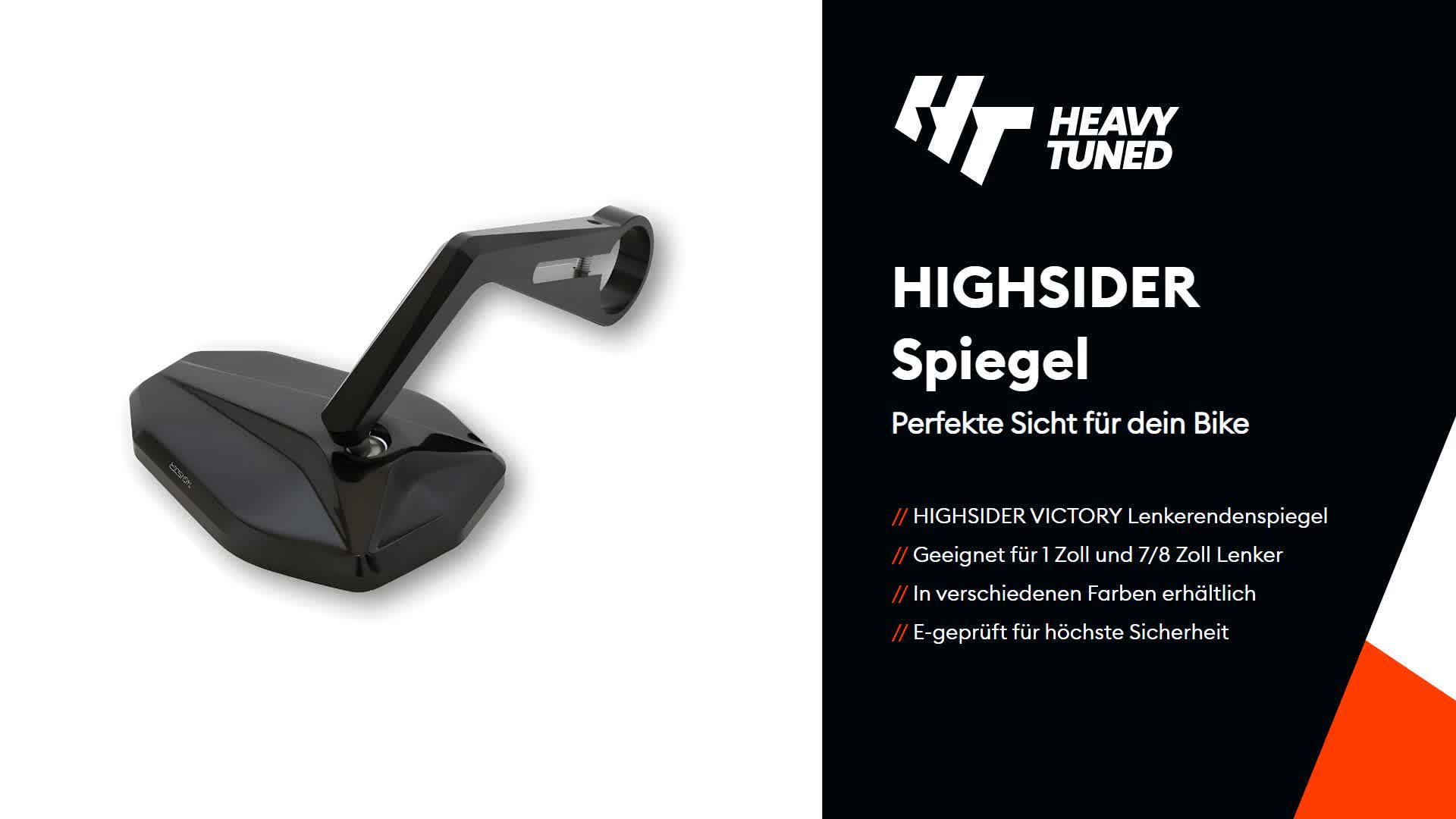HIGHSIDER VICTORY Lenkerendenspiegel Produktbild-Vorschau 7