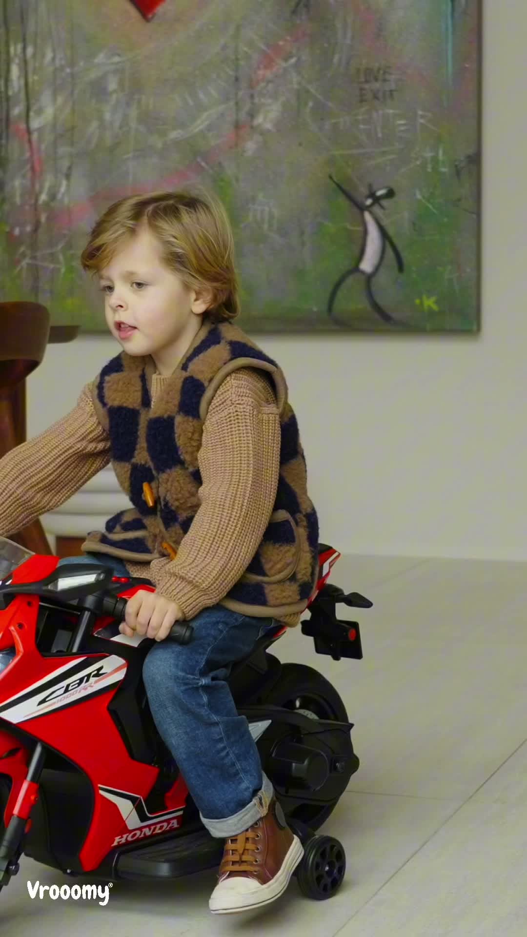 Honda CBR 1000RR Kinder Elektromotorrad 12V (2–5 Jahre) – Produktbild-Vorschau 7