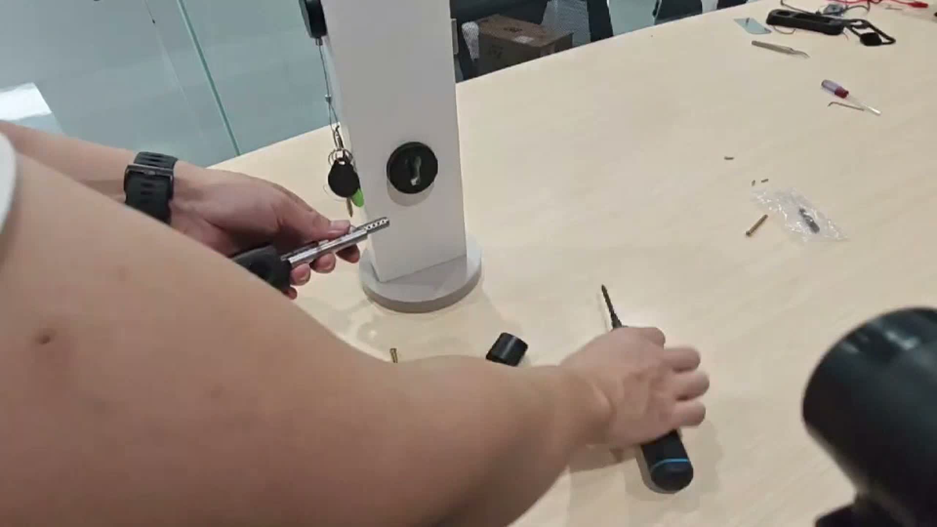 Elektronisches Türschloss mit Fingerabdruck, Produktbild-Vorschau 7