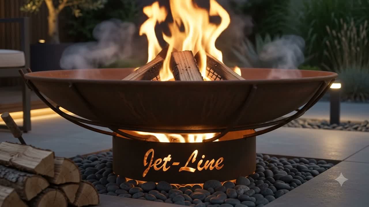 Feuerschale Doha in Rostoptik 62 cm Garten Grill Outdoor Produktbild-Vorschau 5