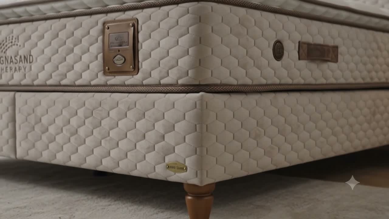Bambi Boxspringbett 180 x 200 mit Bettkasten, Magnasand Produktbild-Vorschau 7