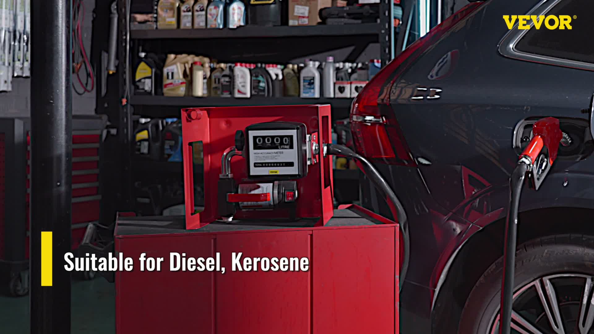VEVOR Dieselpumpe Heizölpumpe 40L, 155W Selbstansaugende Produktbild-Vorschau 7