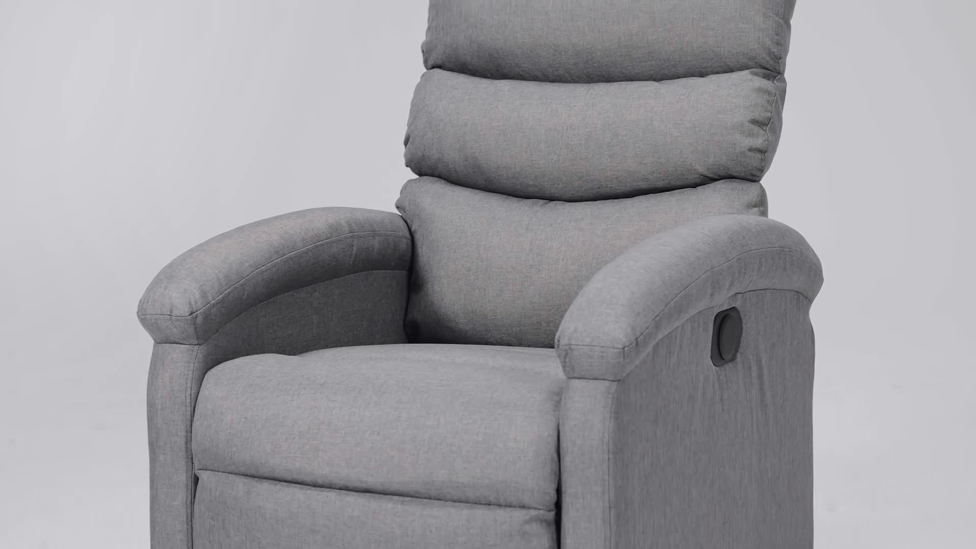 vidaXL Relaxsessel Dunkelbraun Stoff Produktbild-Vorschau 7