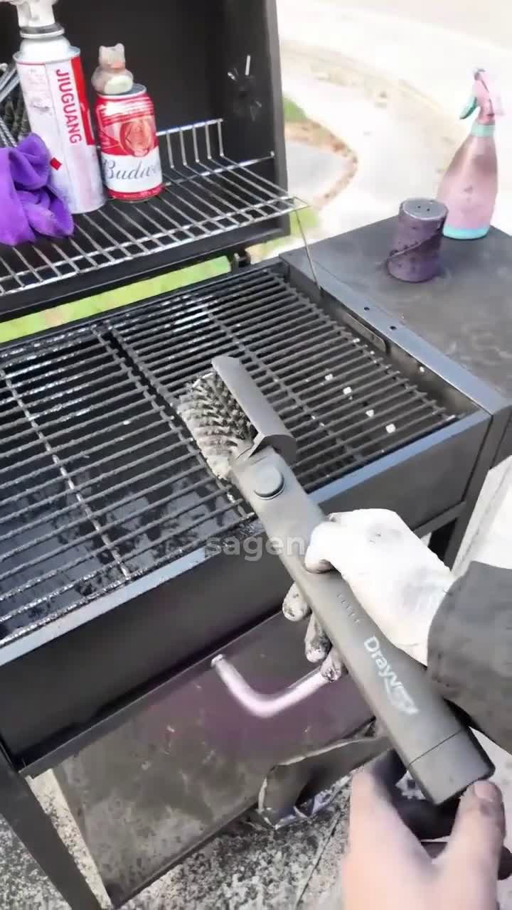 Elektrische rotierende Grillbürste mit verstellbarem Produktbild-Vorschau 7