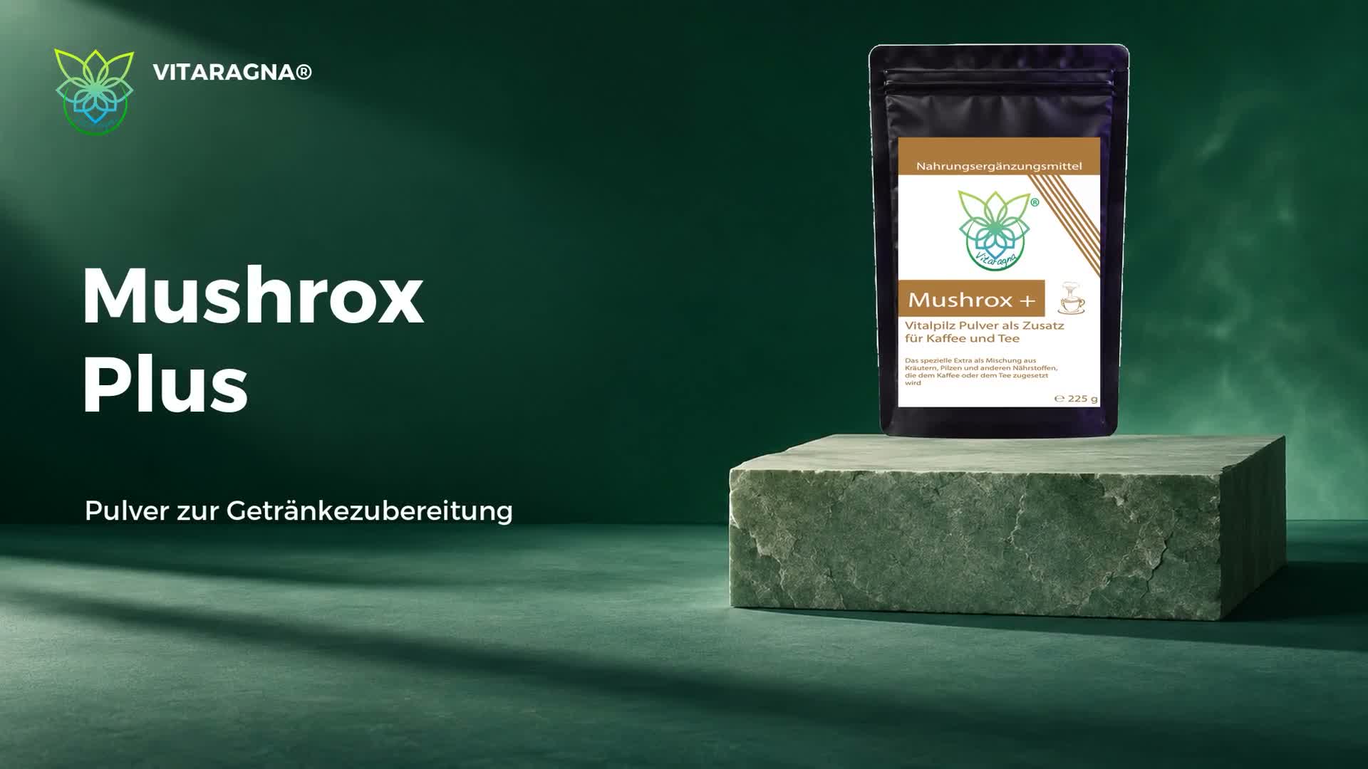 VITARAGNA Mushrox Plus Pulver 225 g Ballaststoffe Kollagen Produktbild-Vorschau 7