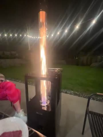 Terrassenofen Garten Kamin Pelletofen Heizstrahler Pellet Produktbild-Vorschau 7