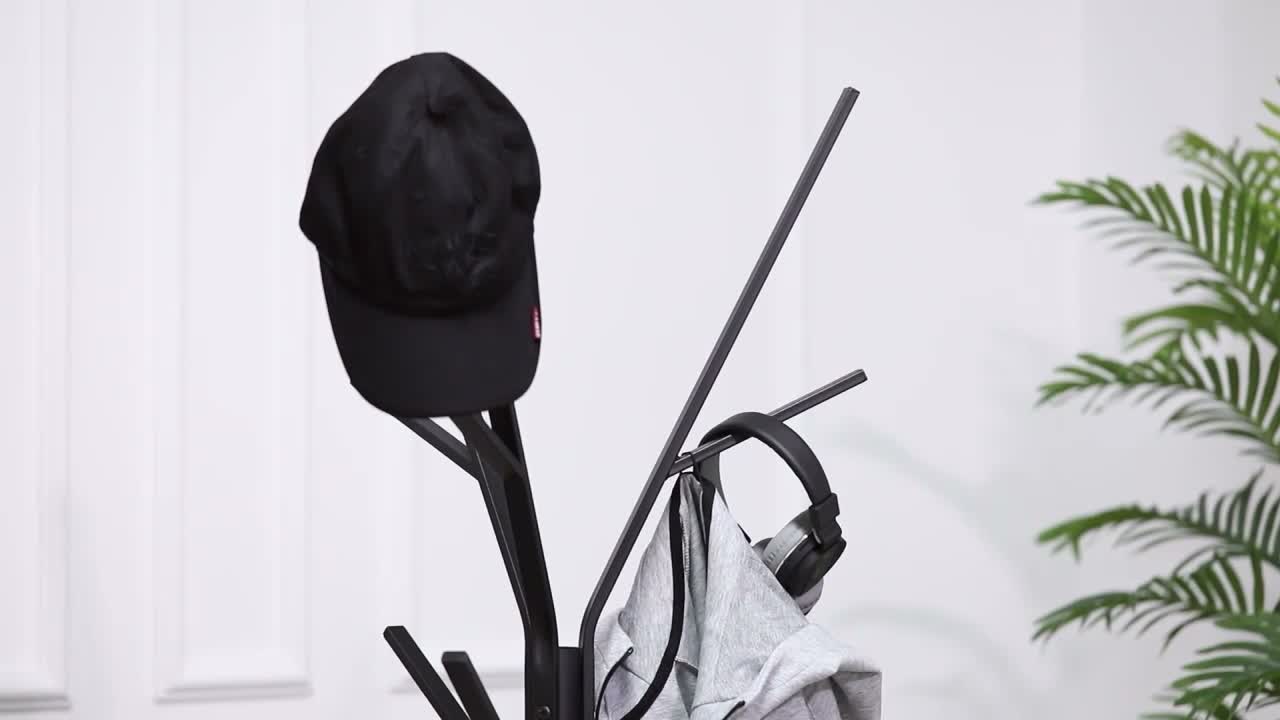 HOMCOM Garderobenständer Standgarderobe Kleiderständer Produktbild-Vorschau 7