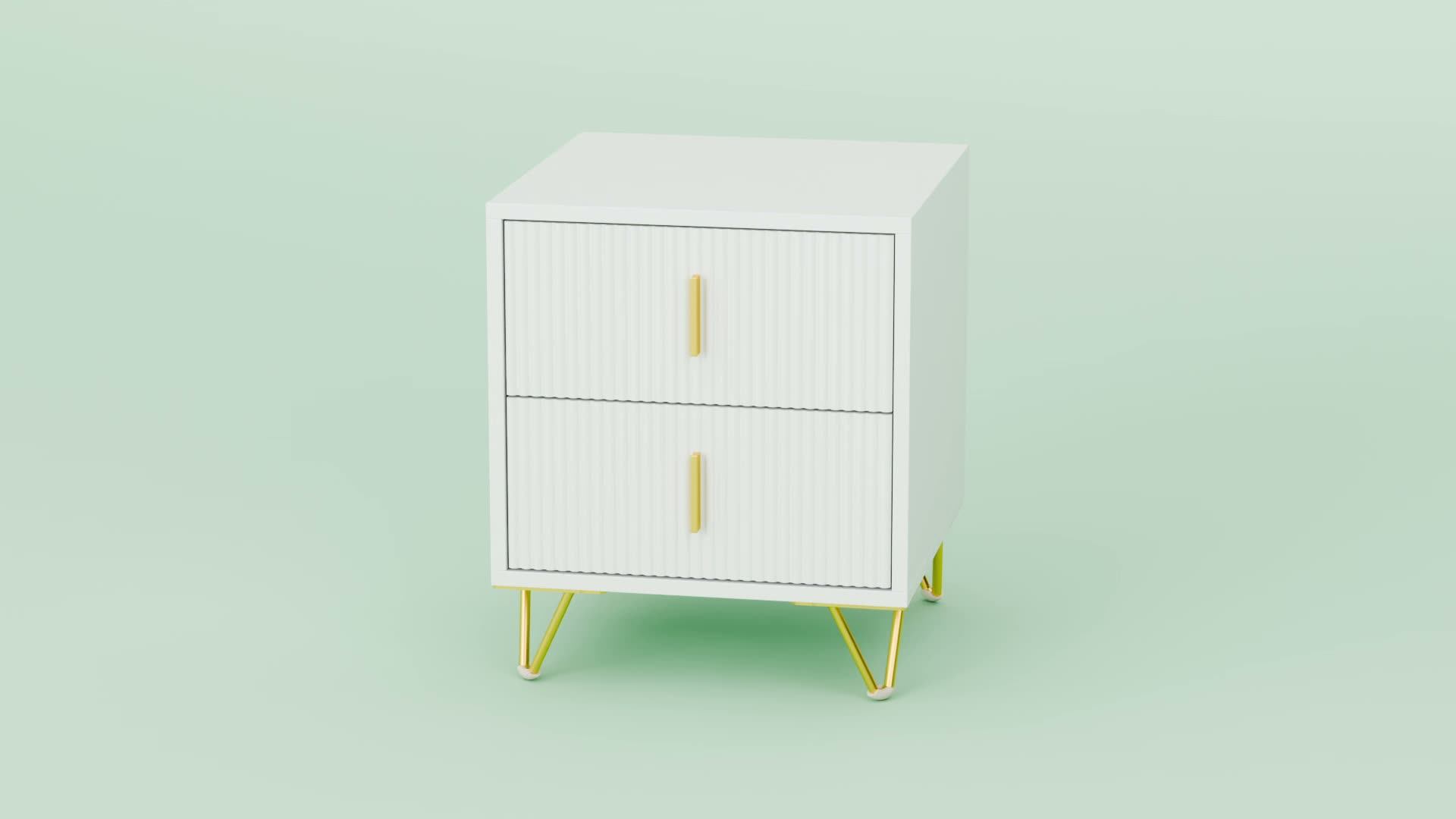 SoBuy Nachttisch, Nachtschrank mit 2 Schubladen, Moderner Produktbild-Vorschau 7