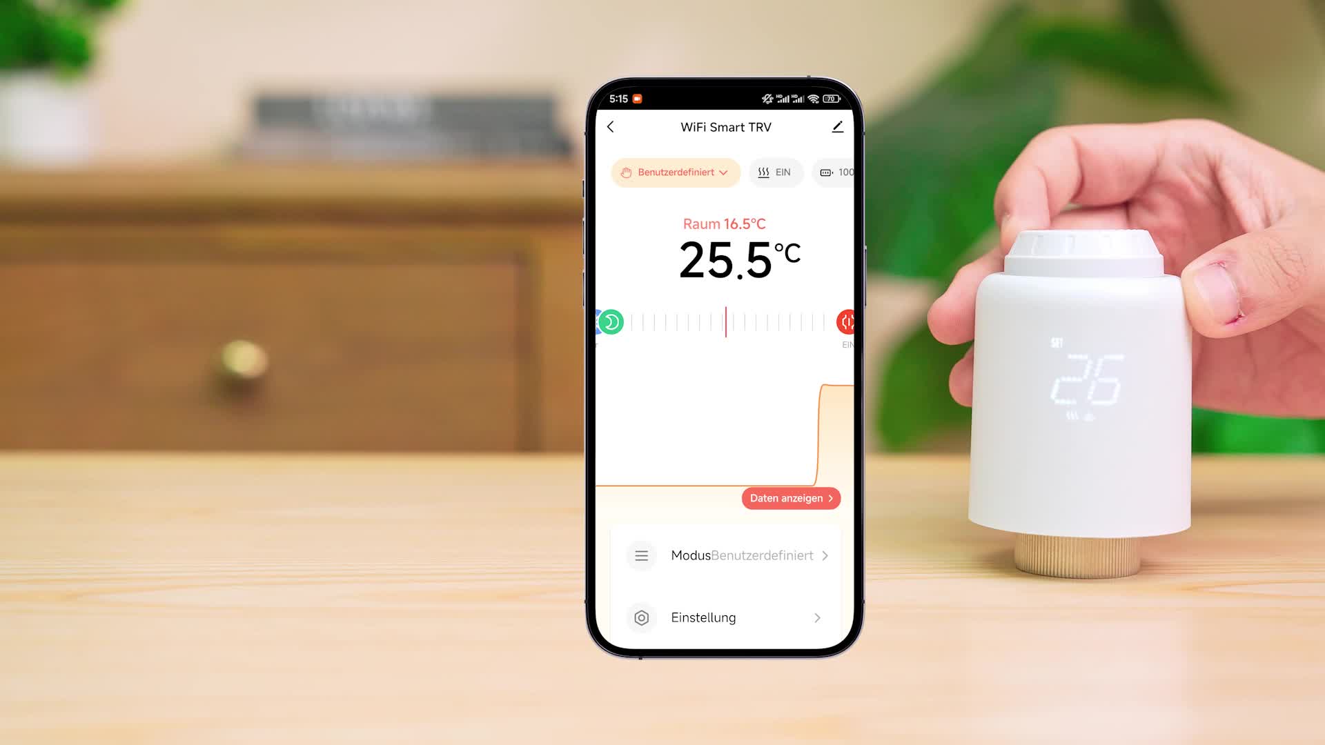 DEWENWILS Smartes Heizkörperthermostat WLAN, Programmierbar Produktbild-Vorschau 7