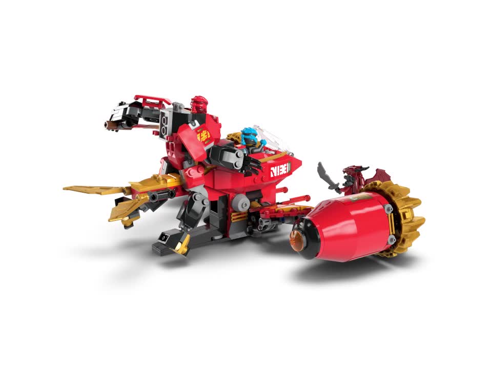 LEGO NINJAGO Kais Sturmreiter-Mech - Fliegendes Motorrad Produktbild-Vorschau 7