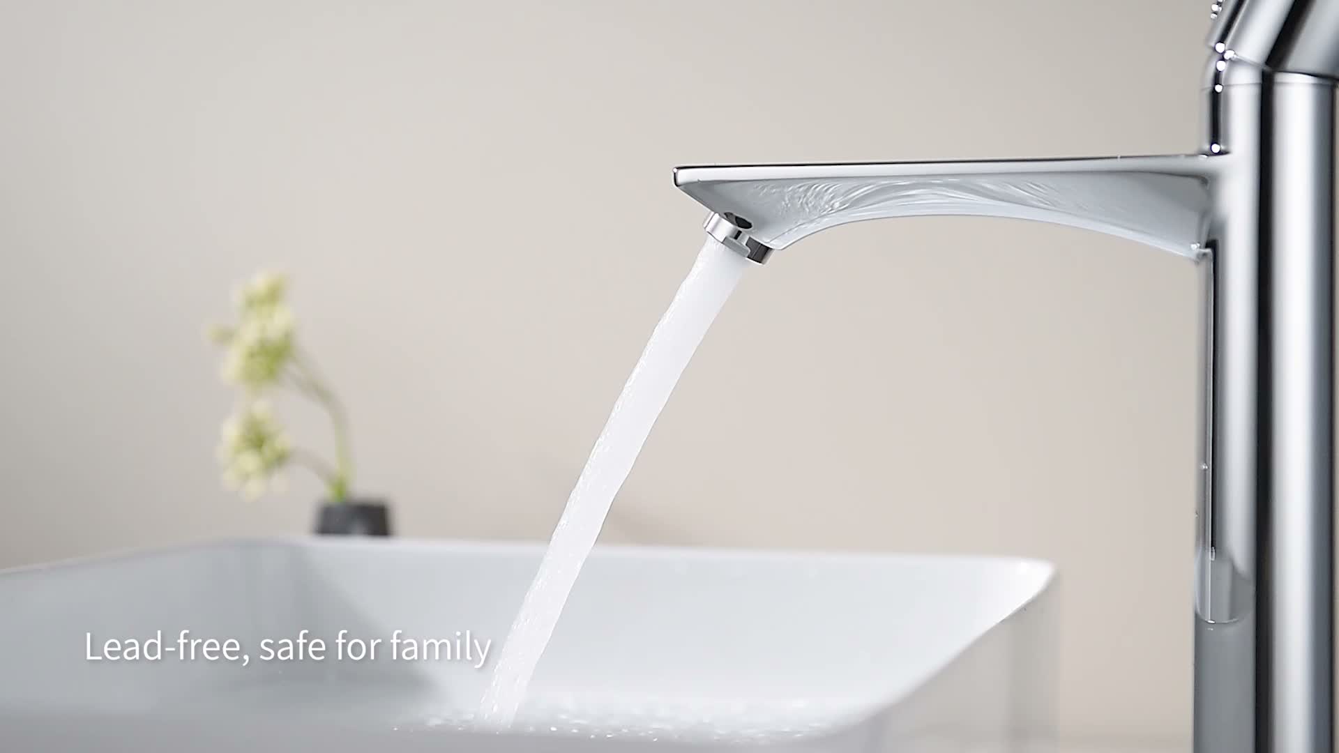 Homelody Wasserhahn bad Chrom, hoch Waschbeckenarmatur Produktbild-Vorschau 7