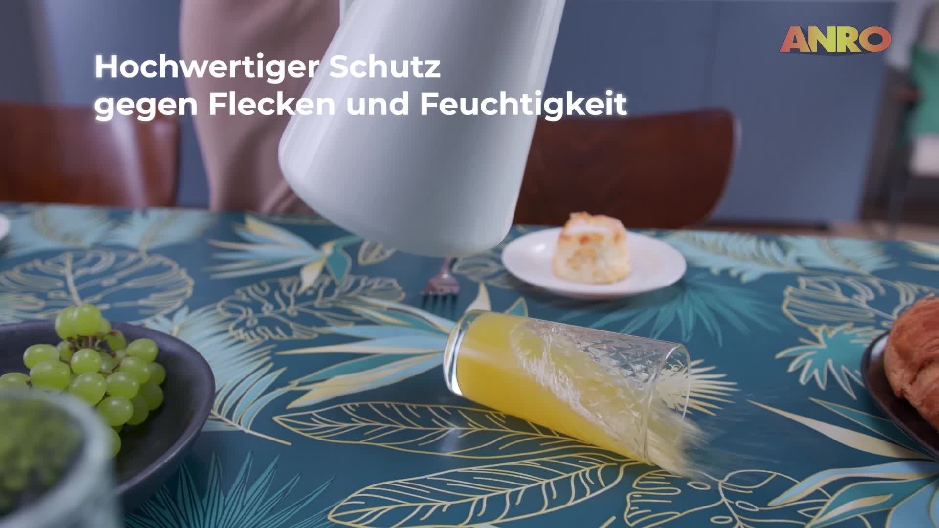Tischdecke Wachstuch Einfarbig Weiß Robust Wasserabweisend Produktbild-Vorschau 7