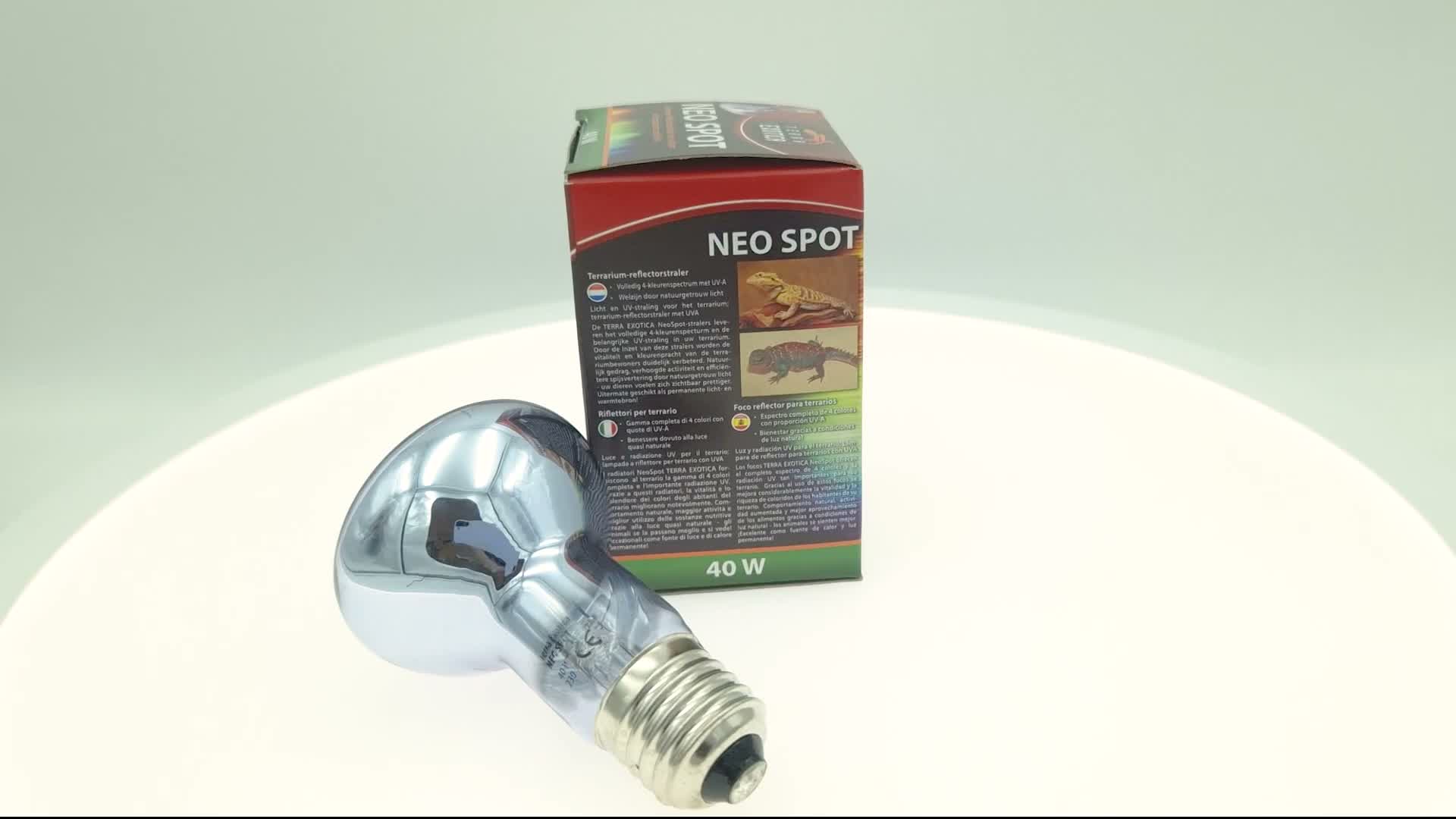 Neo Spot 40W – UV-Reflektorstrahler mit Wärme & Licht für Produktbild-Vorschau 7