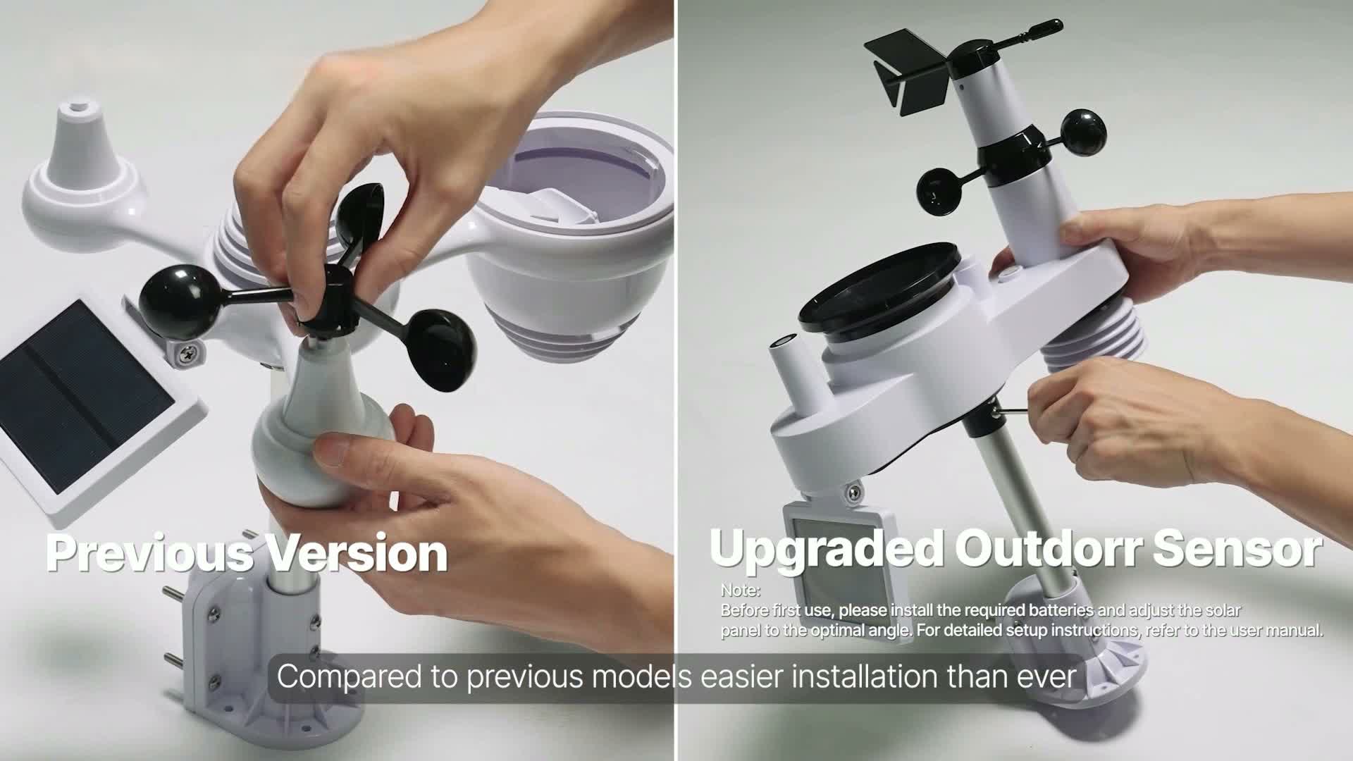 VEVOR 7-in-1 WLAN-Wetterstation mit APP, Produktbild-Vorschau 7