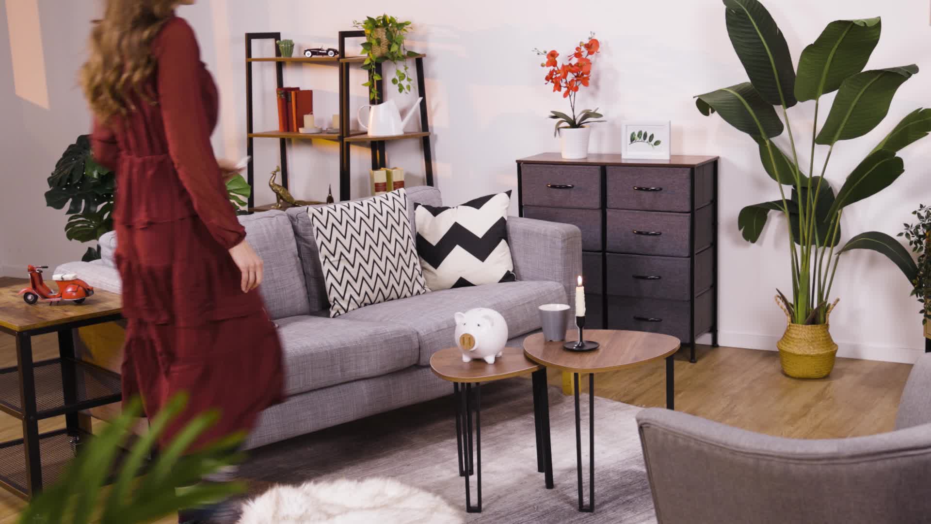 Relaxdays Sparschwein, mit Öffnung, Dolomit, Kork, Spardose Produktbild-Vorschau 7