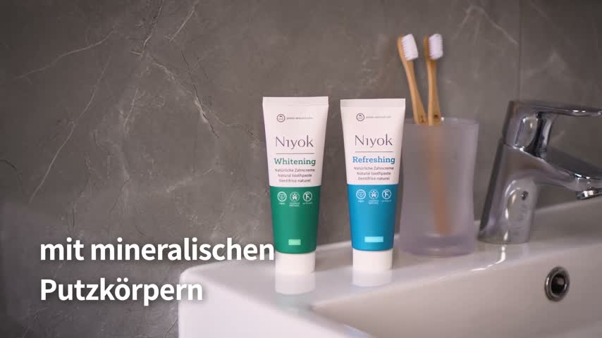 Niyok Refreshing Zahnpasta "Spearmint"(75ml) Produktbild-Vorschau 7