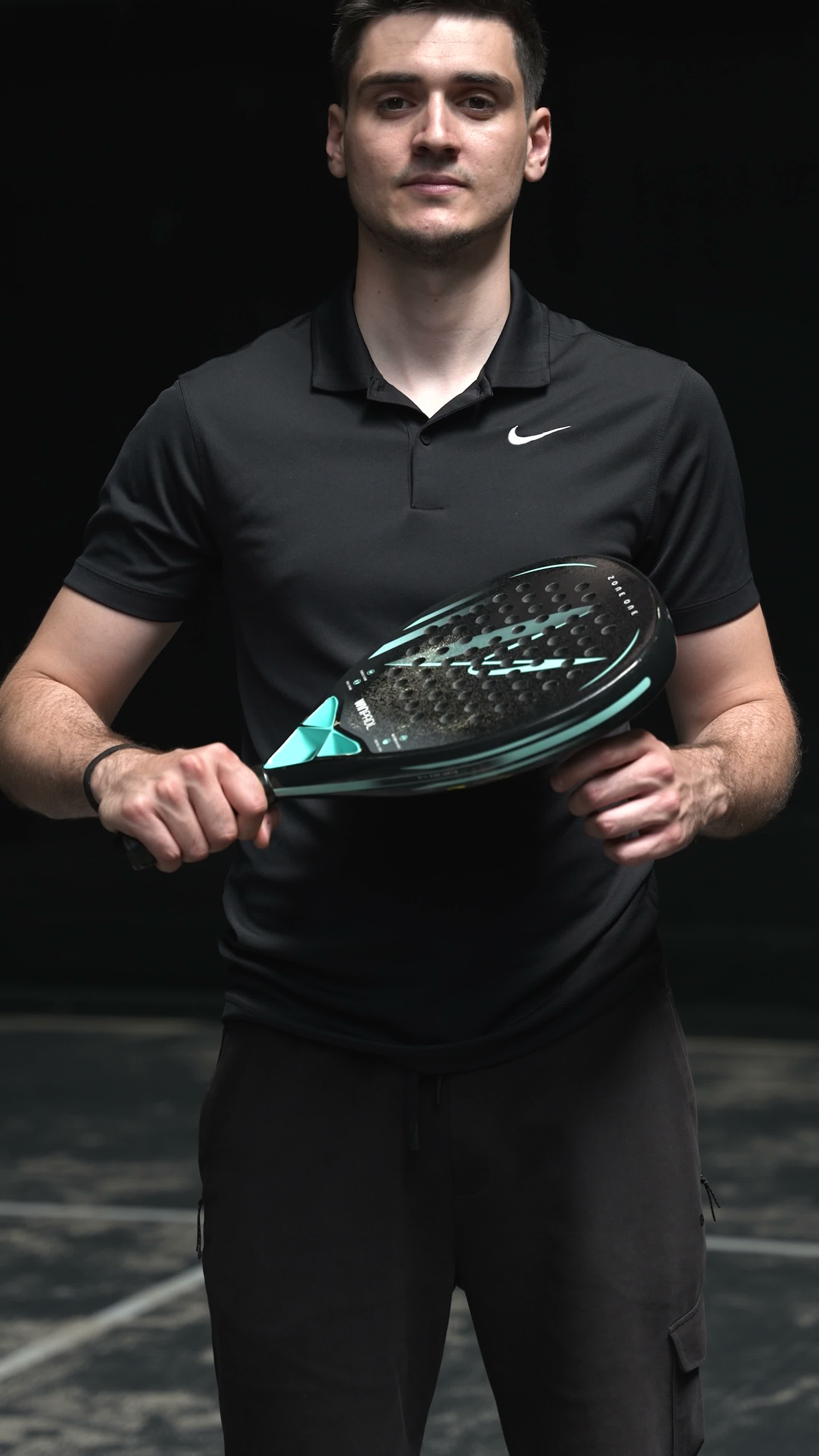 WINPADL Padel Schläger aus 100% Carbon, raue Schlagfläche & Produktbild-Vorschau 7