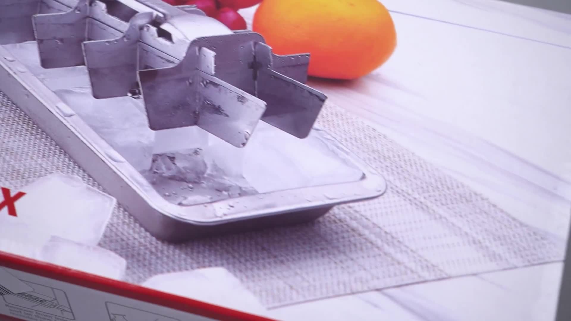 Edelstahl Eiswürfelform 18 Fächer,Mit Easy Release Hebel Produktbild-Vorschau 7