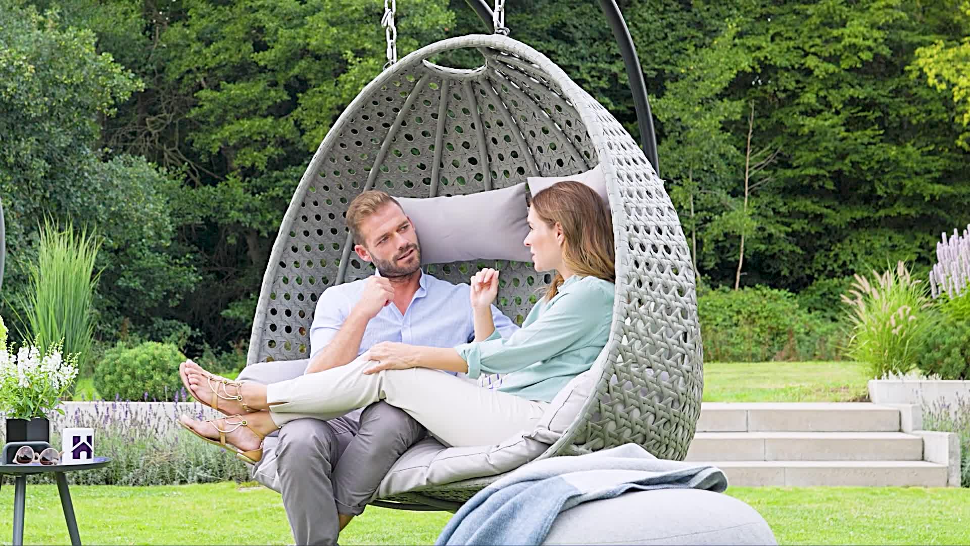 HOME DELUXE - Regenabdeckung CAPE TWIN - Schwarz |⌀ 232 cm, Produktbild-Vorschau 4