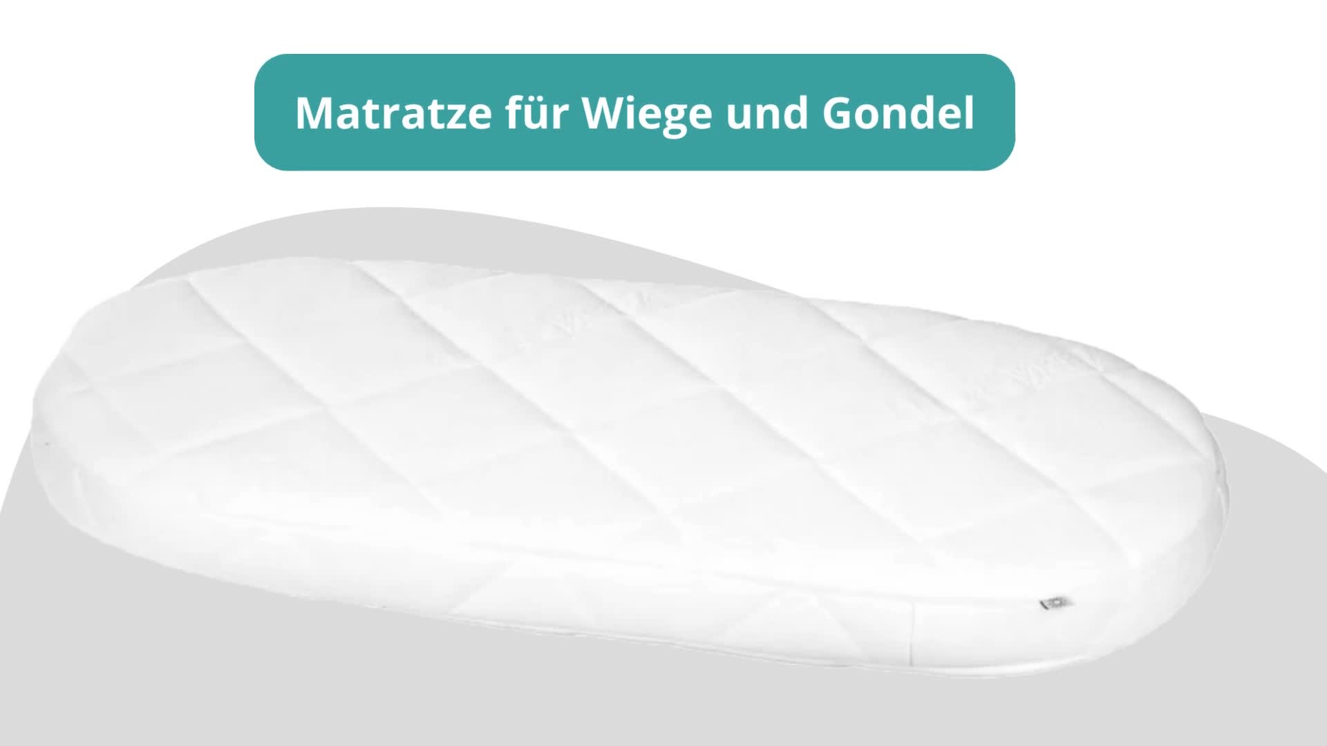 Lantigo AERO Babymatratze Oval 75x35 cm – für Stubenwagen, Produktbild-Vorschau 7