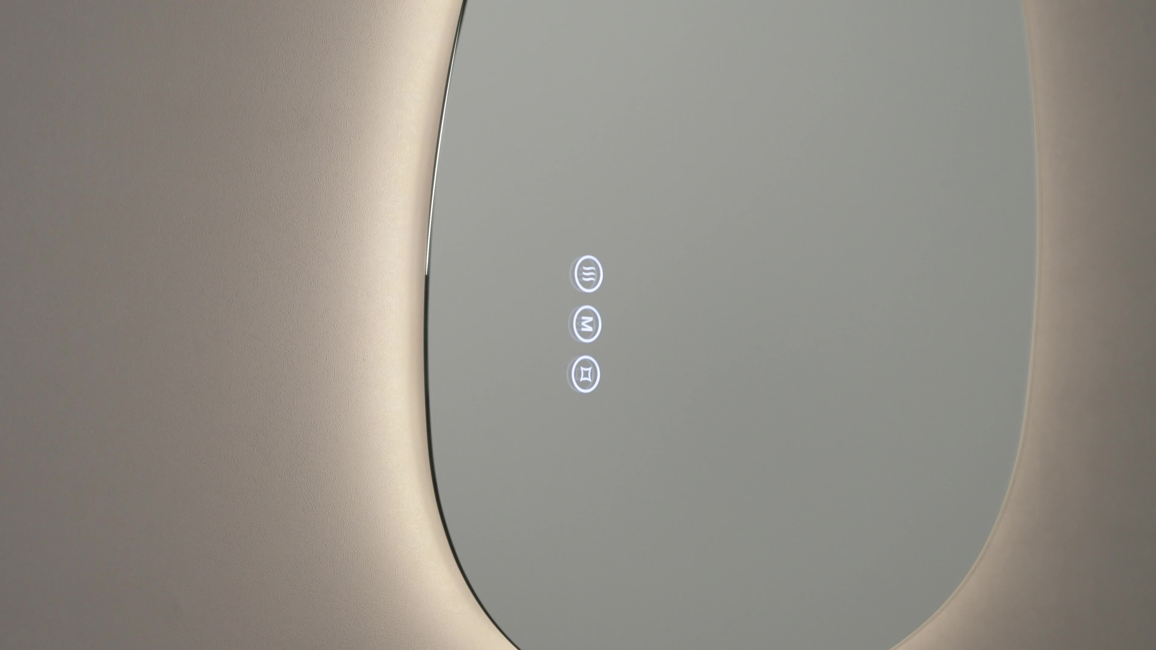 S'AFIELINA 60×45 cm Miroir asymétrique LED - miroir de Voir les images du produit 7