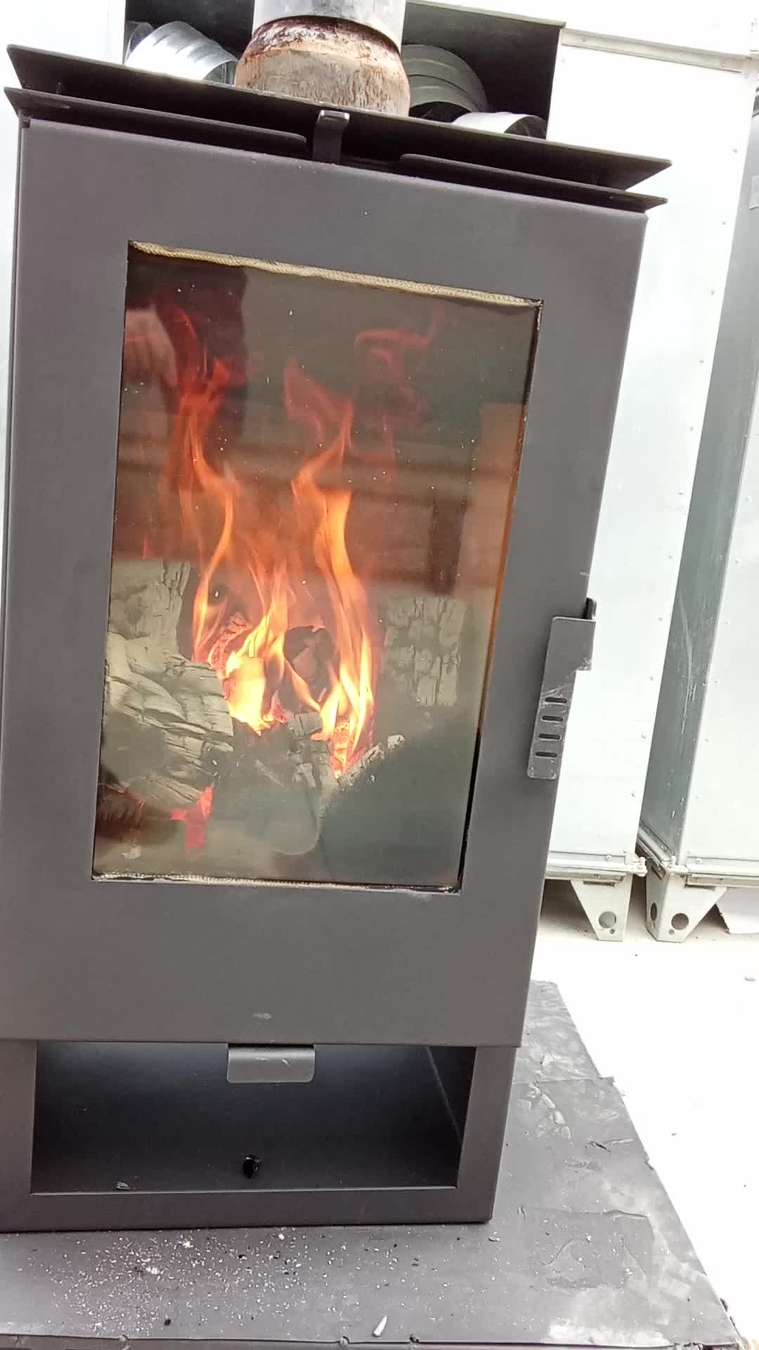 Kaminofen ALAZ K8M Schwarz 9 kW, Kamin Heizofen Produktbild-Vorschau 7
