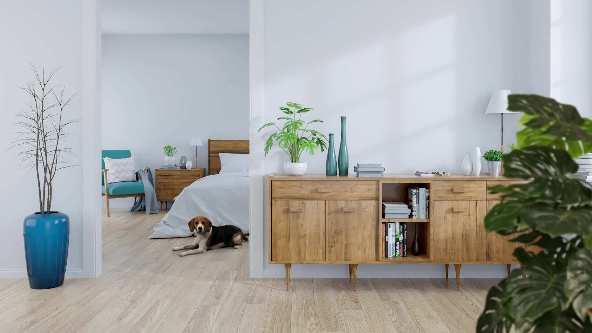 Relaxdays Hundeabsperrgitter, Schutzgitter für Tür & Produktbild-Vorschau 7