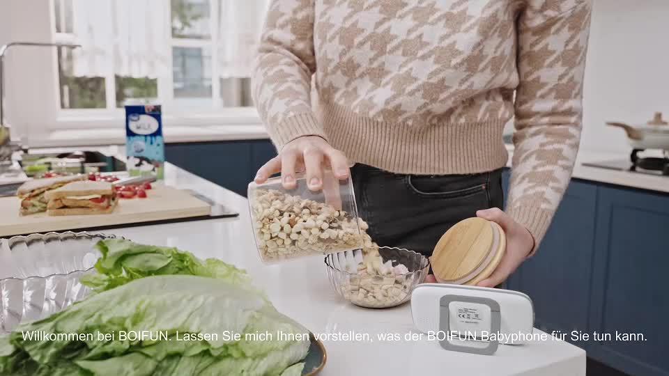3,2 Zoll Babyphone mit 2 Kameras Babyfon mit Kamera Video Produktbild-Vorschau 7