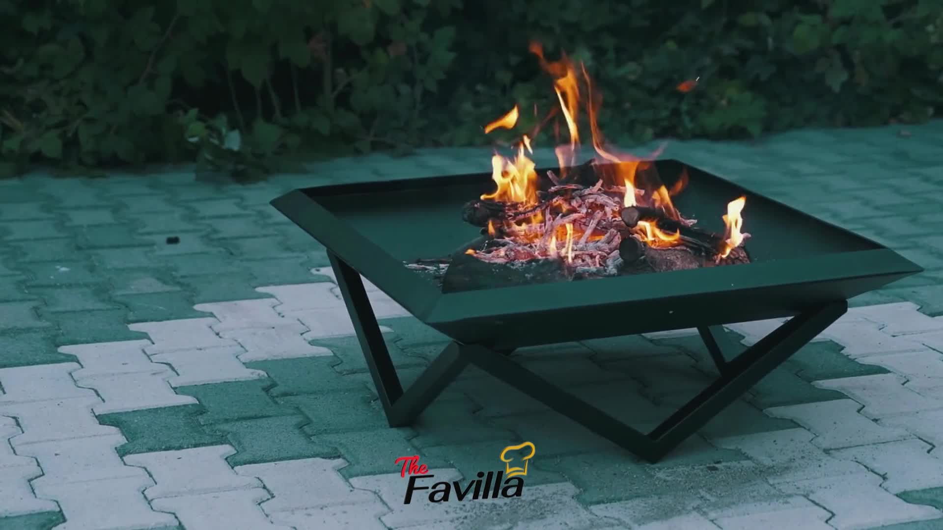 The Favilla Feuerkorb schwarz  Premium-Feuerstelle Produktbild-Vorschau 7