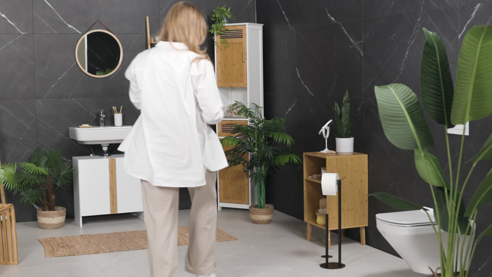 Relaxdays Toilettenpapierhalter stehend, Produktbild-Vorschau 7