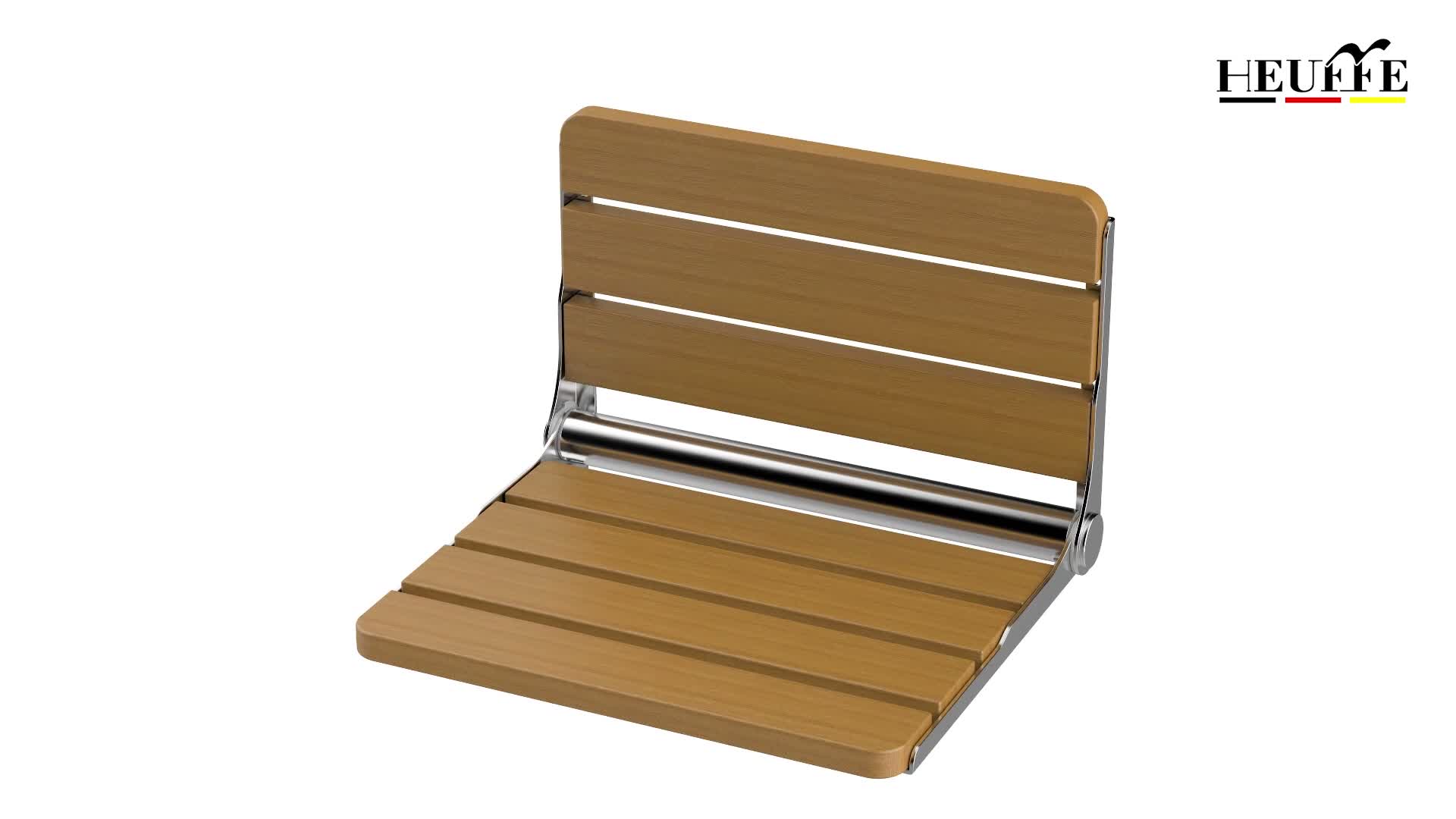 HEUFFE Duschsitz Klappbar Wandmontage, Duschklappsitz Produktbild-Vorschau 7