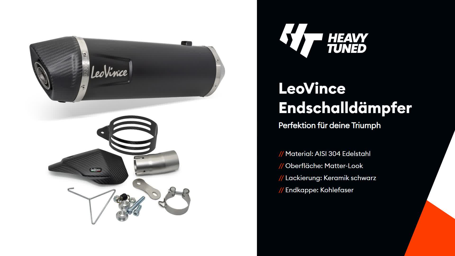 LeoVince LV One Evo Black Slip-On Auspuff genehmigt für Produktbild-Vorschau 7