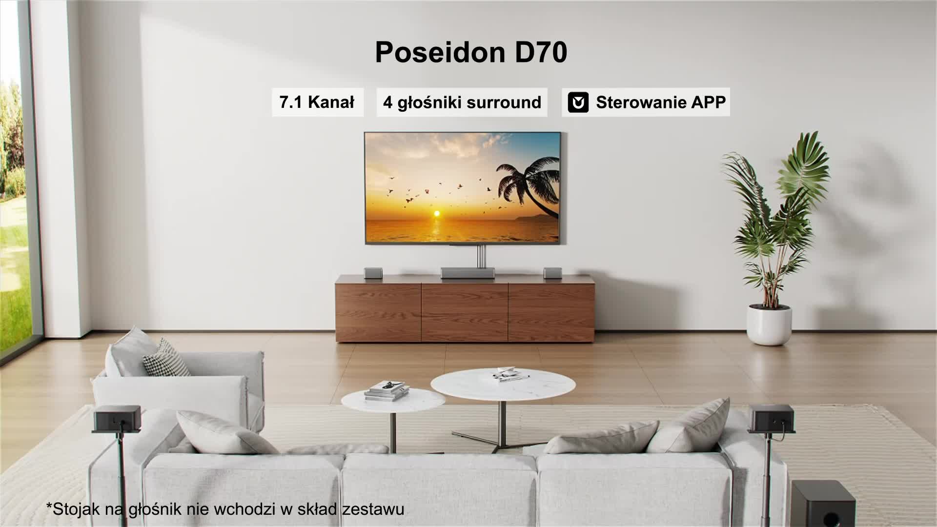 Wirtualny system dźwięku przestrzennego ULTIMEA 7.1 do Podgląd zdjęcia produktu 7