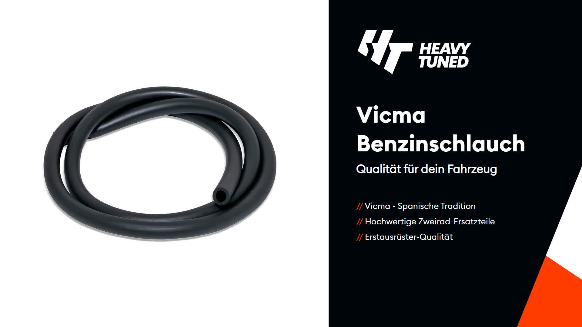 Vicma Benzinschlauch CR schwarz 1m - 6x10mm Produktbild-Vorschau 5
