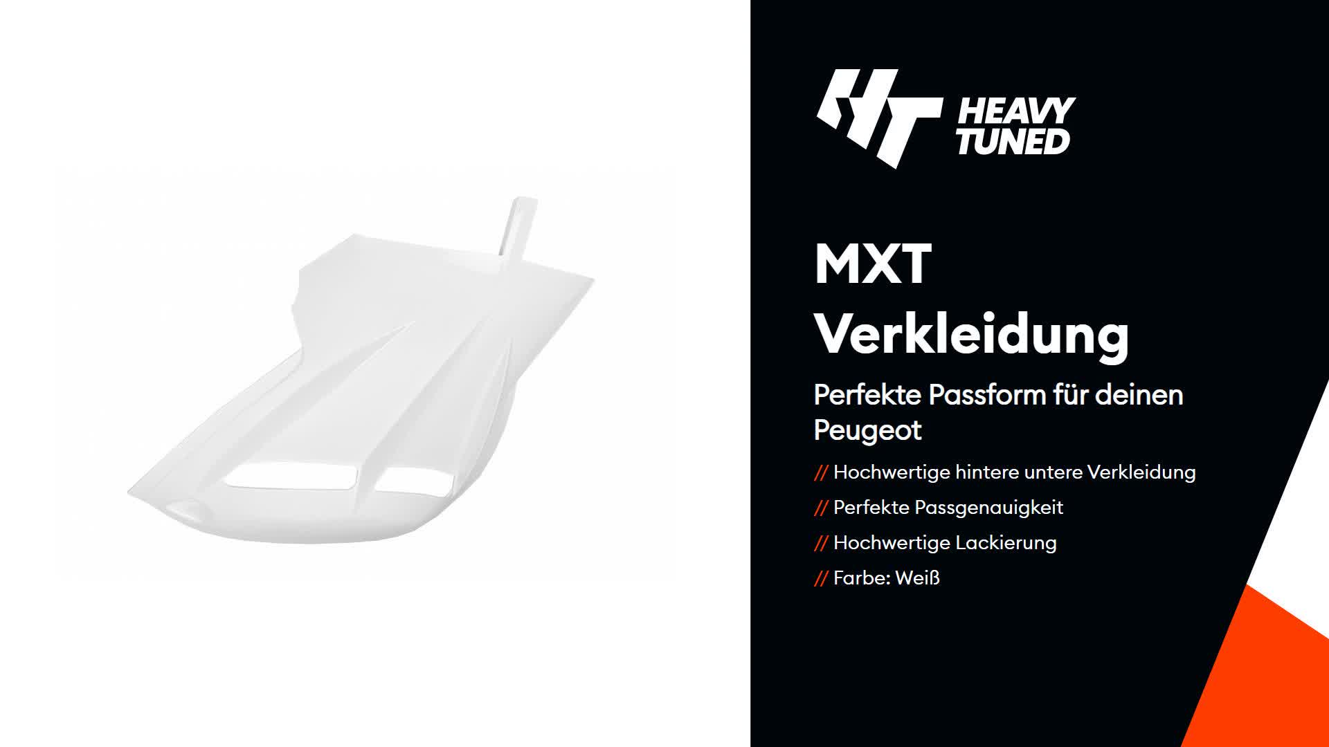 Maxtuned Verkleidung Heckdurchgang / Unterboden kompatibel Produktbild-Vorschau 2