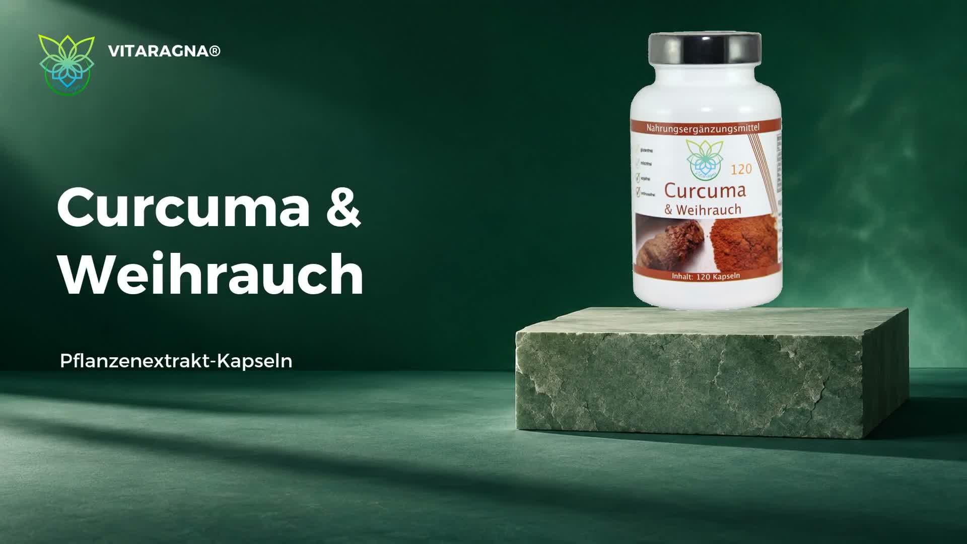 VITARAGNA Curcuma & Weihrauch 120 Kapseln Kurkuma Boswellia Produktbild-Vorschau 7
