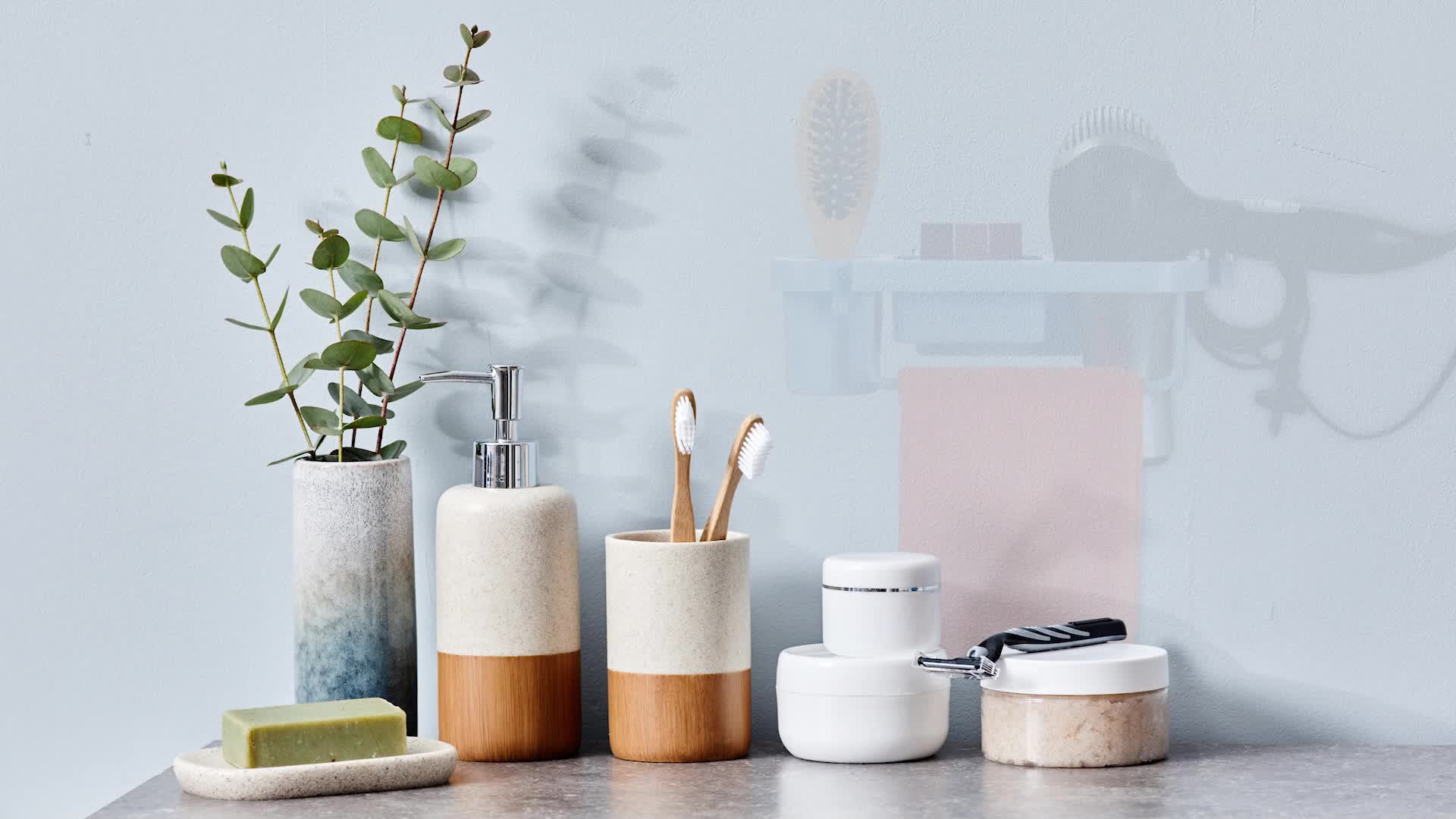 Relaxdays Föhn Halterung ohne Bohren, Kunststoff, mit Produktbild-Vorschau 7