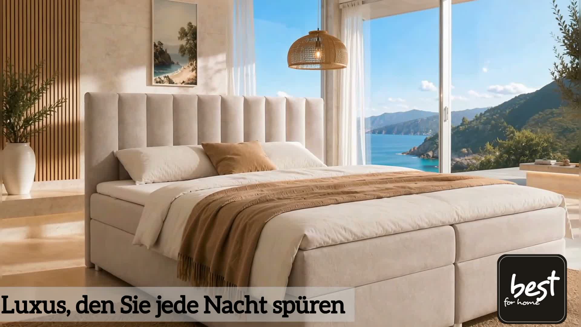 Best For Home Trinity K-10 Boxspringbett| Bett mit Produktbild-Vorschau 7