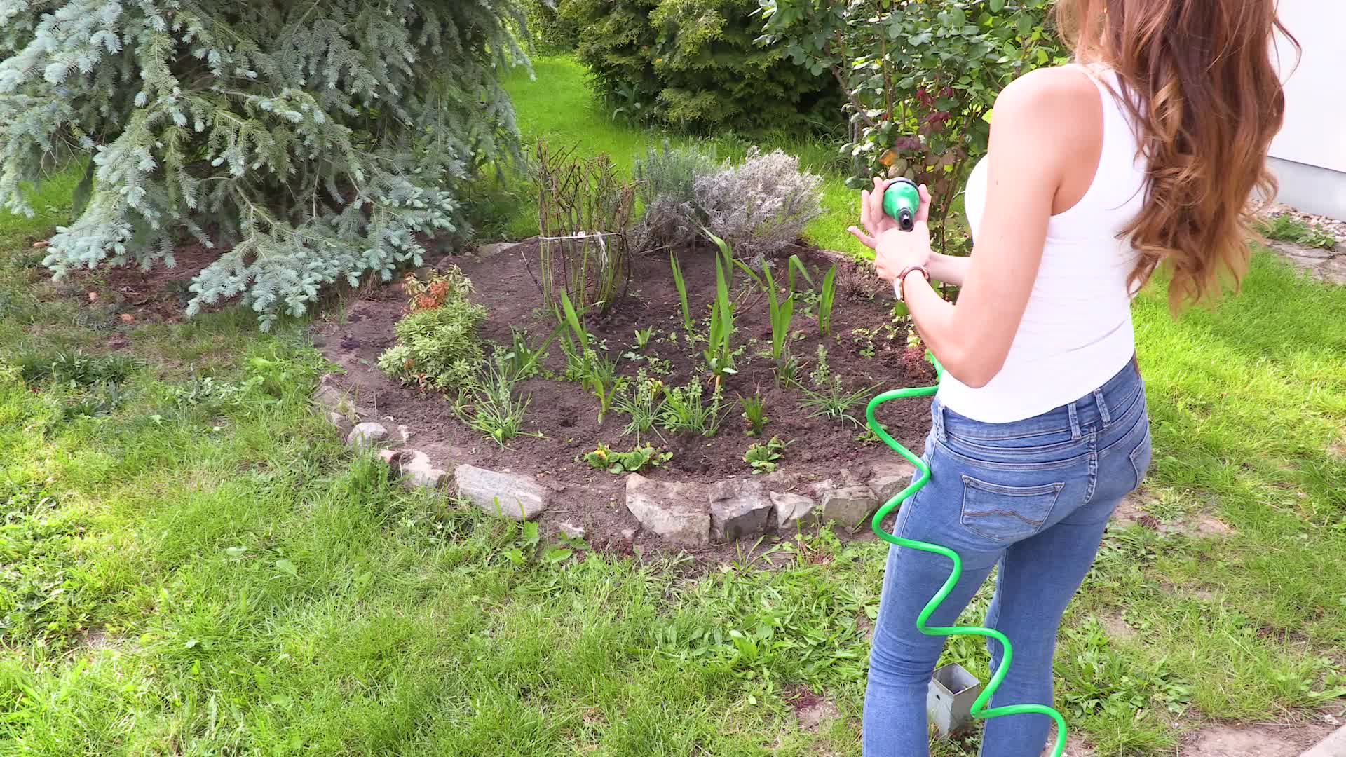 Gartenschlauch mit Brause, flexibel ausziehbar bis 10m, Produktbild-Vorschau 7