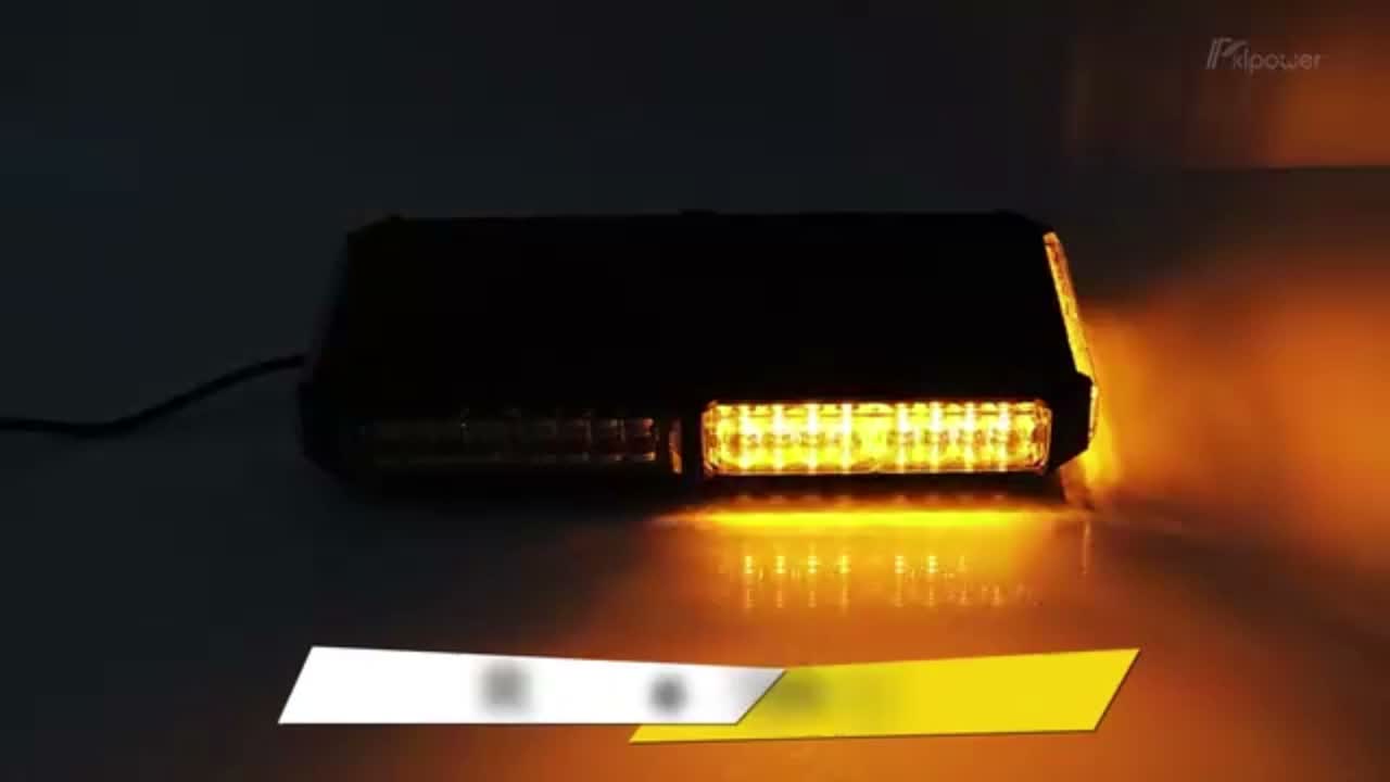 48 LEDs Warnblinkleuchte, 12V-24V Amber Warnleuchte Produktbild-Vorschau 7